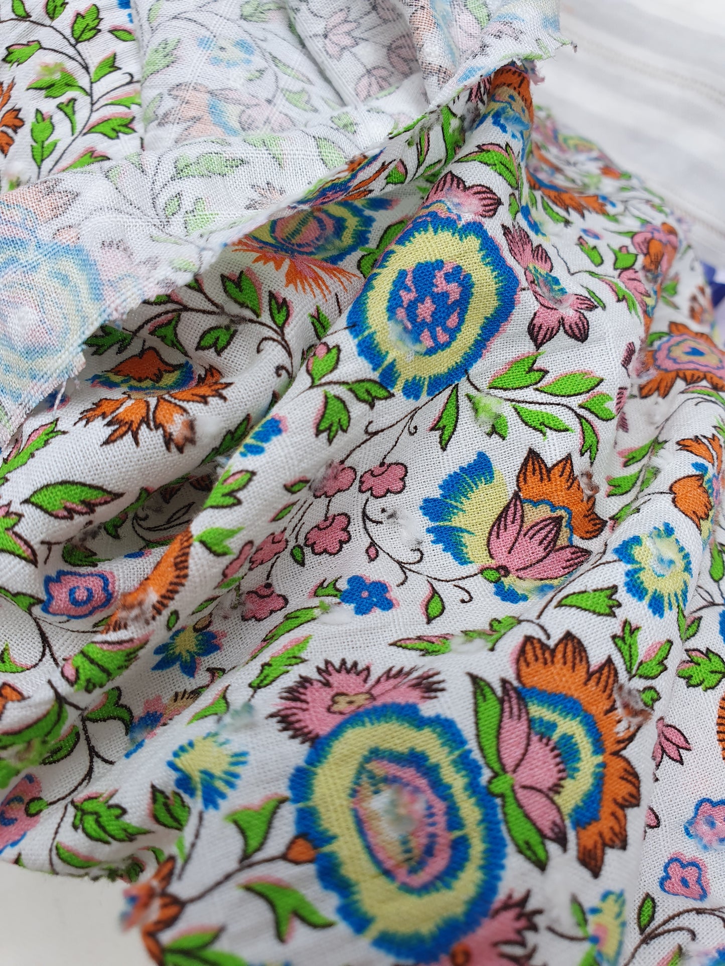 Fabric, 100% Cotton, Floral/Stripes/Square pattern - YOU PICK