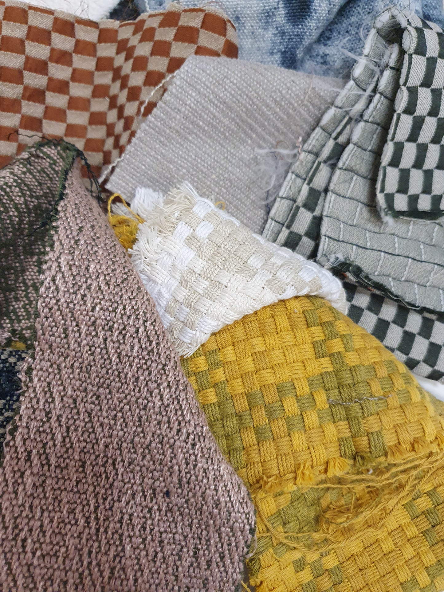 Colourful Patterned Fabric Offcuts, Heavyweight, Mixed Bundle