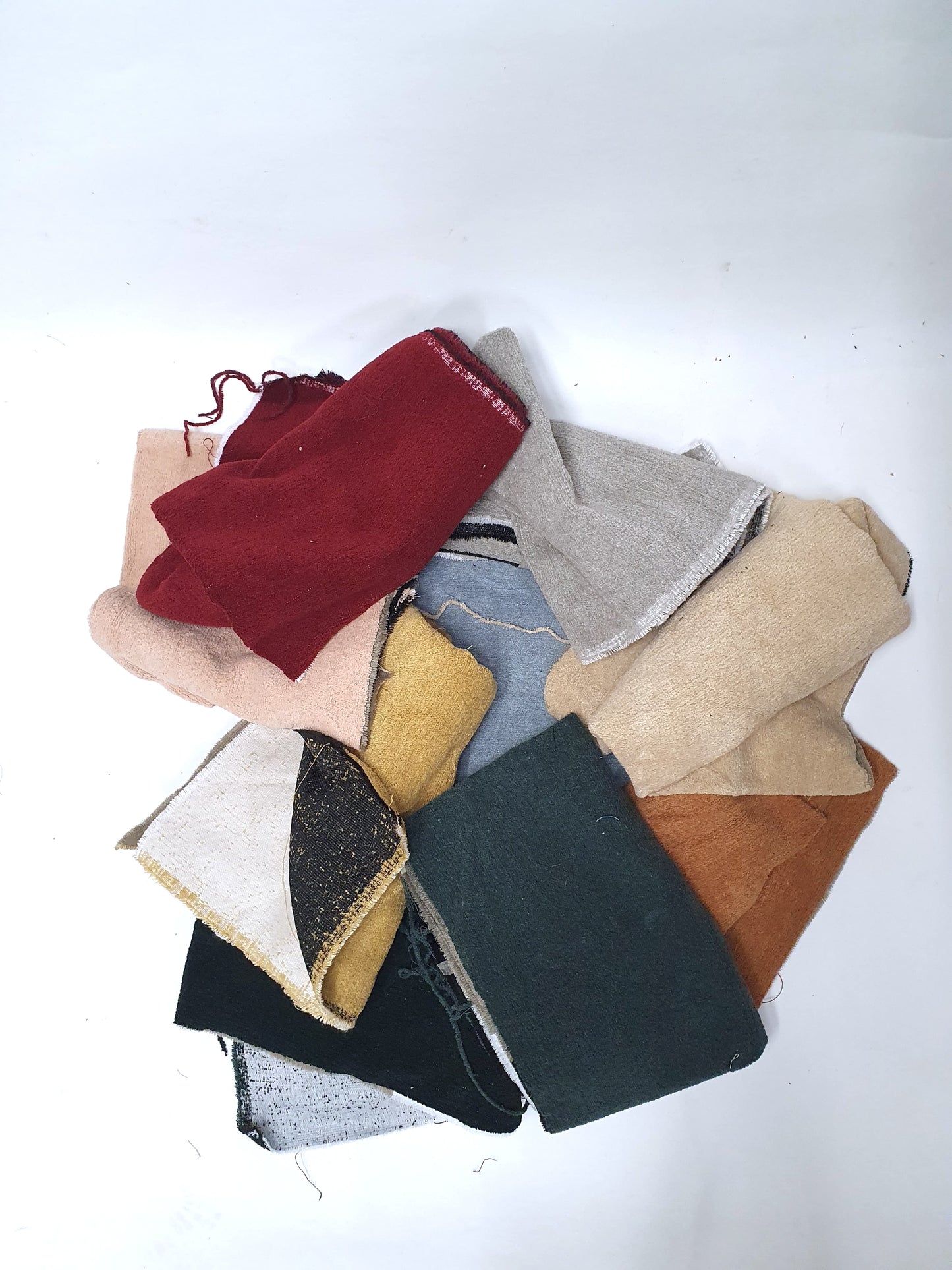 Fabric, Looped Pile, Large Pieces, Colour Mix