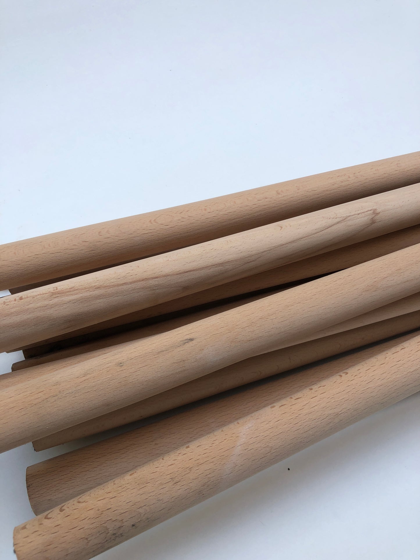 Wood, Beechwood Dowels, Sticks - 155x2.8cm (Collection Only)