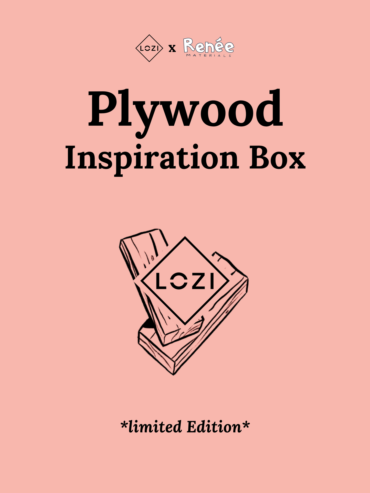 A poster of LOZI Plywood inspiration box