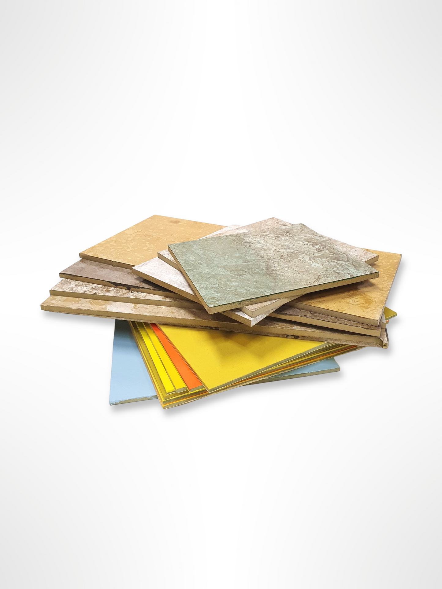 Wood, MDF Boards, Offcuts, Colourful/Patterned Mix