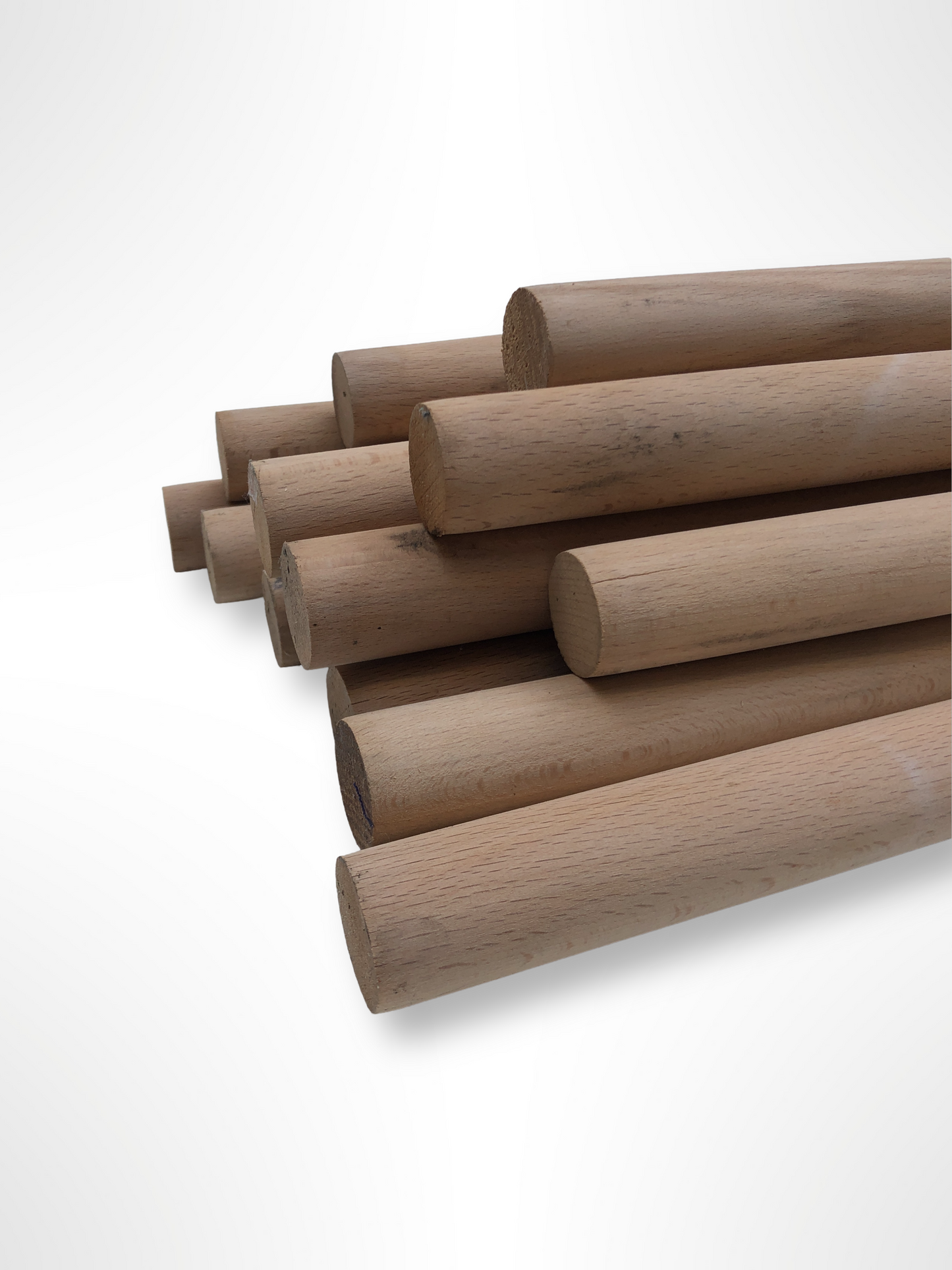 Wood, Beechwood Dowels, Sticks - 155x2.8cm (Collection Only)