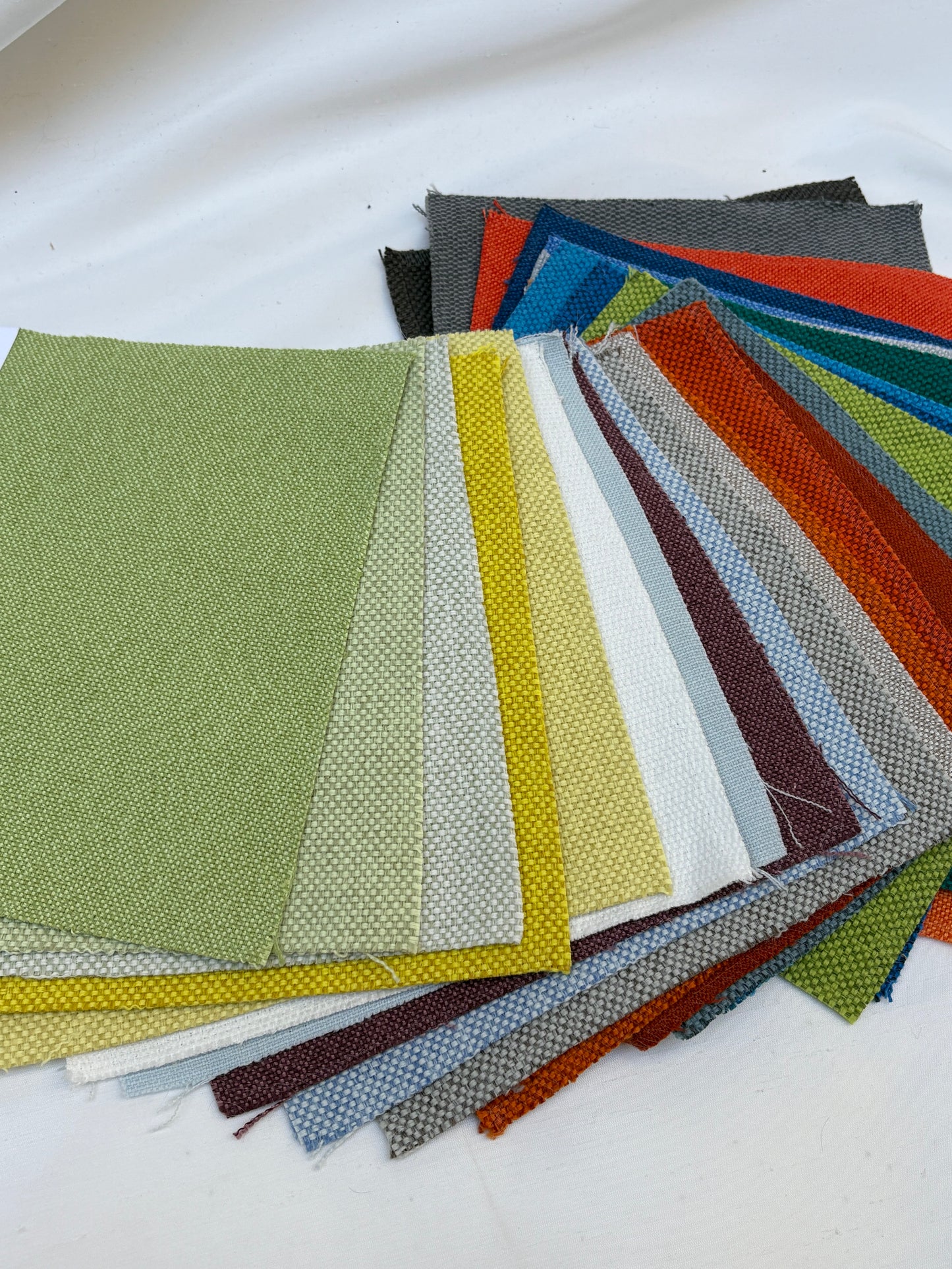 Colourful Fabric Sample Bundle of 26 from MAHARAM *ONE-OFF*
