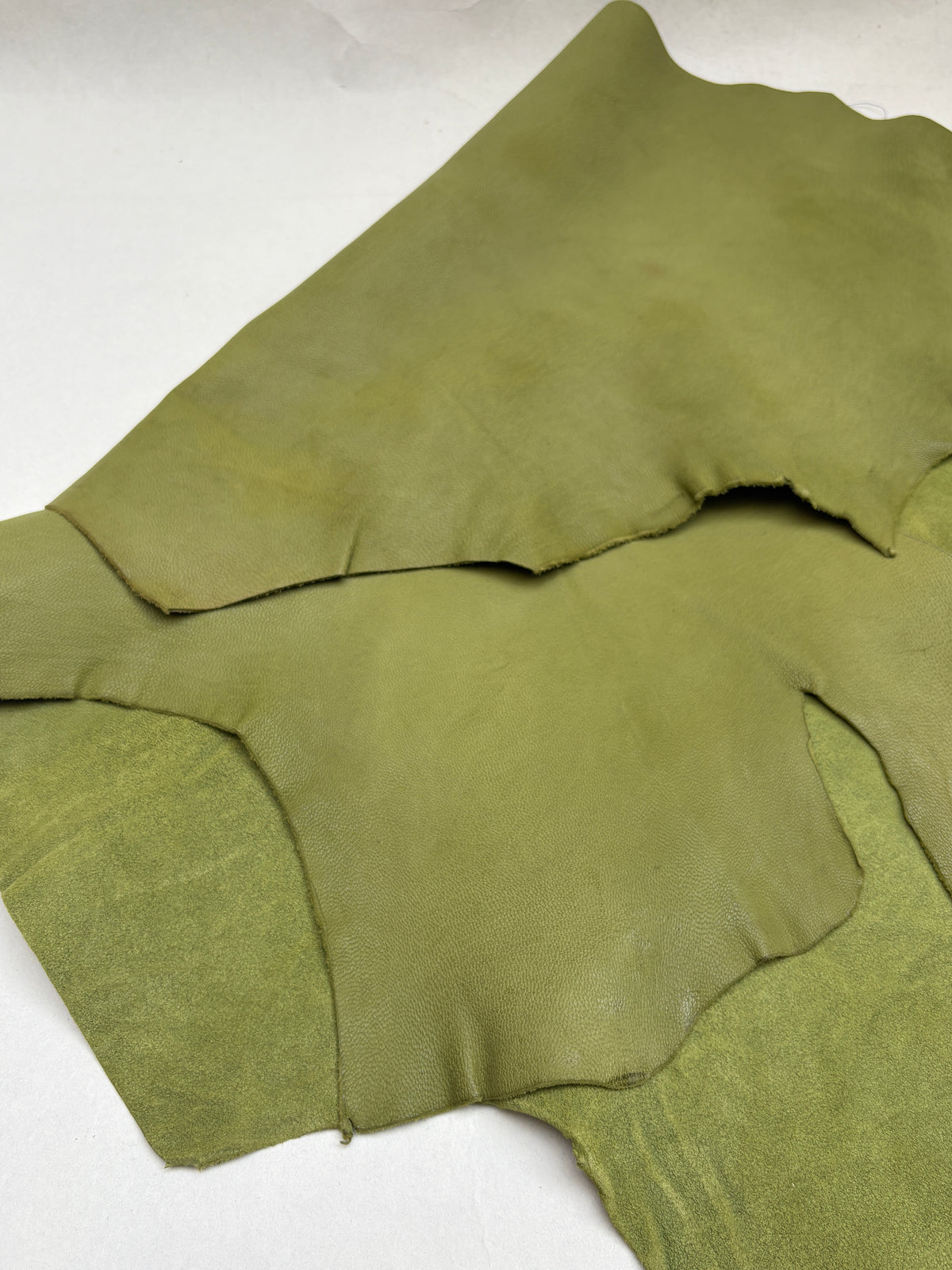 Apple Green Goat Leather Pieces Bundle of 2 *ONE-OFF*