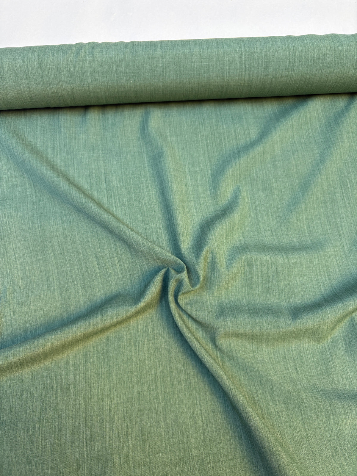 Fabric, Sage Green, Light Weight, End of Roll
