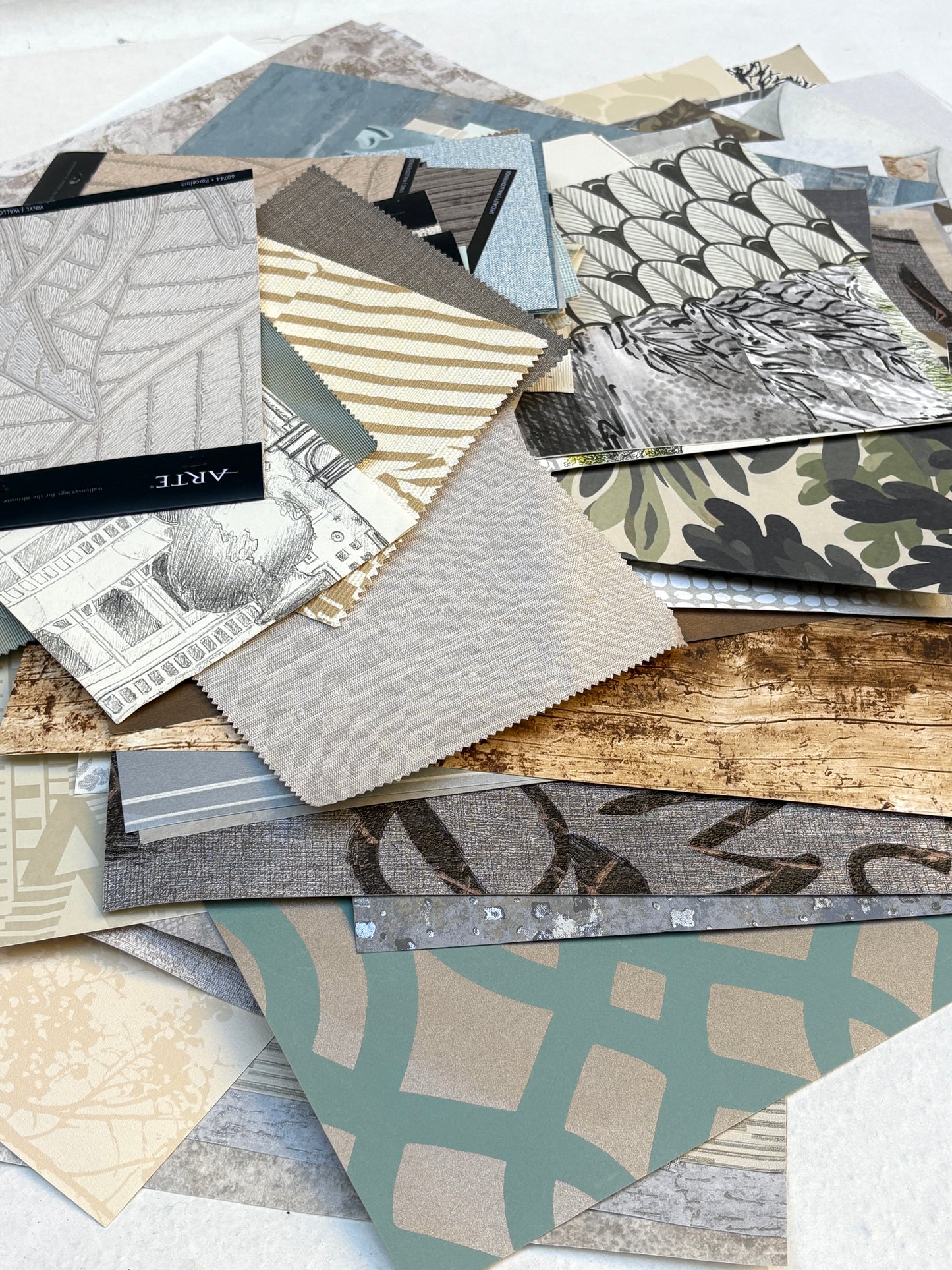 Architectural Materials, Wallpaper Samples, Mixed Bundle