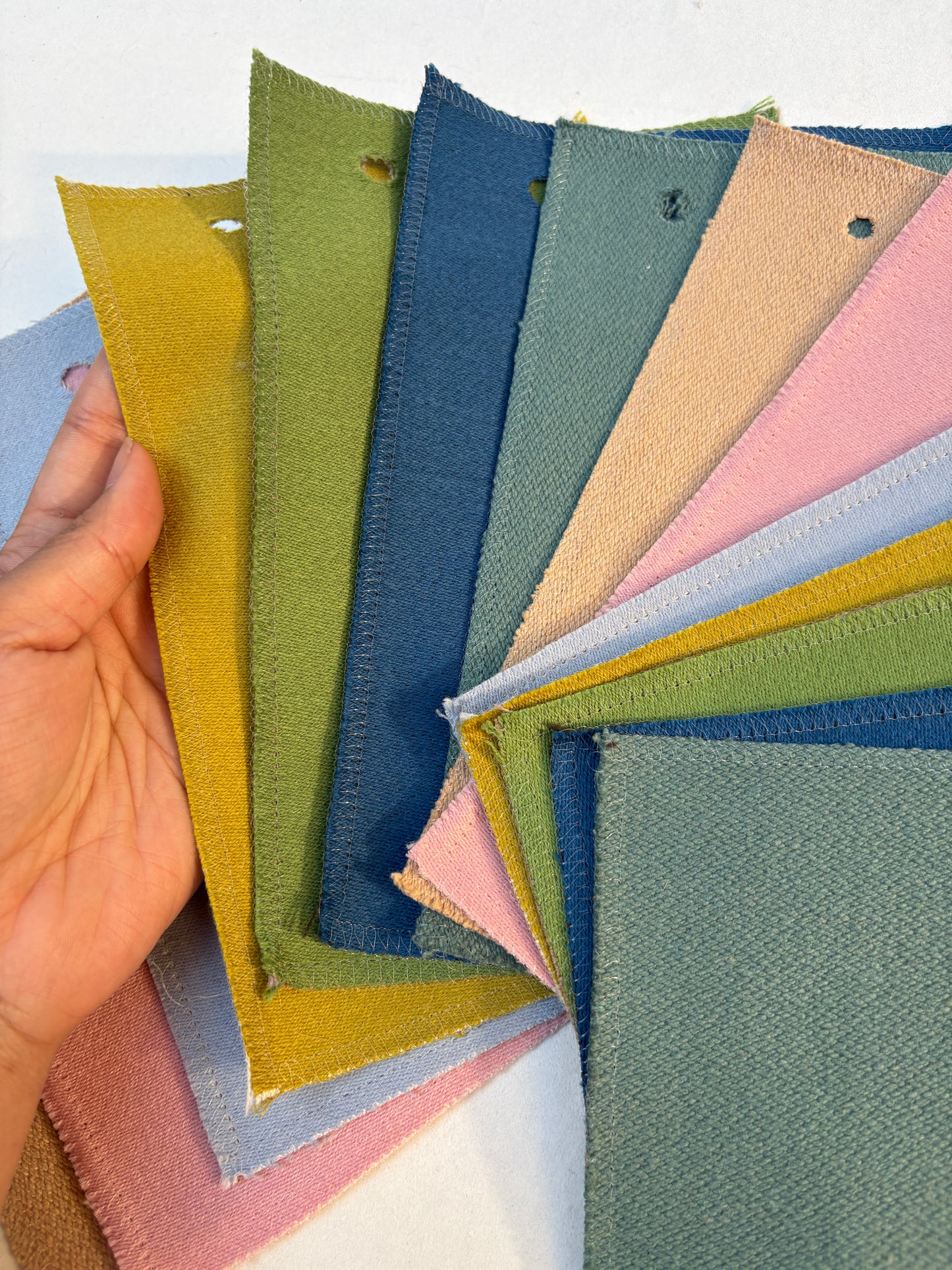 Pastel Garden Mix Colour Fabric Sample Bundle of 14 from Vitra *ONE-OFF*