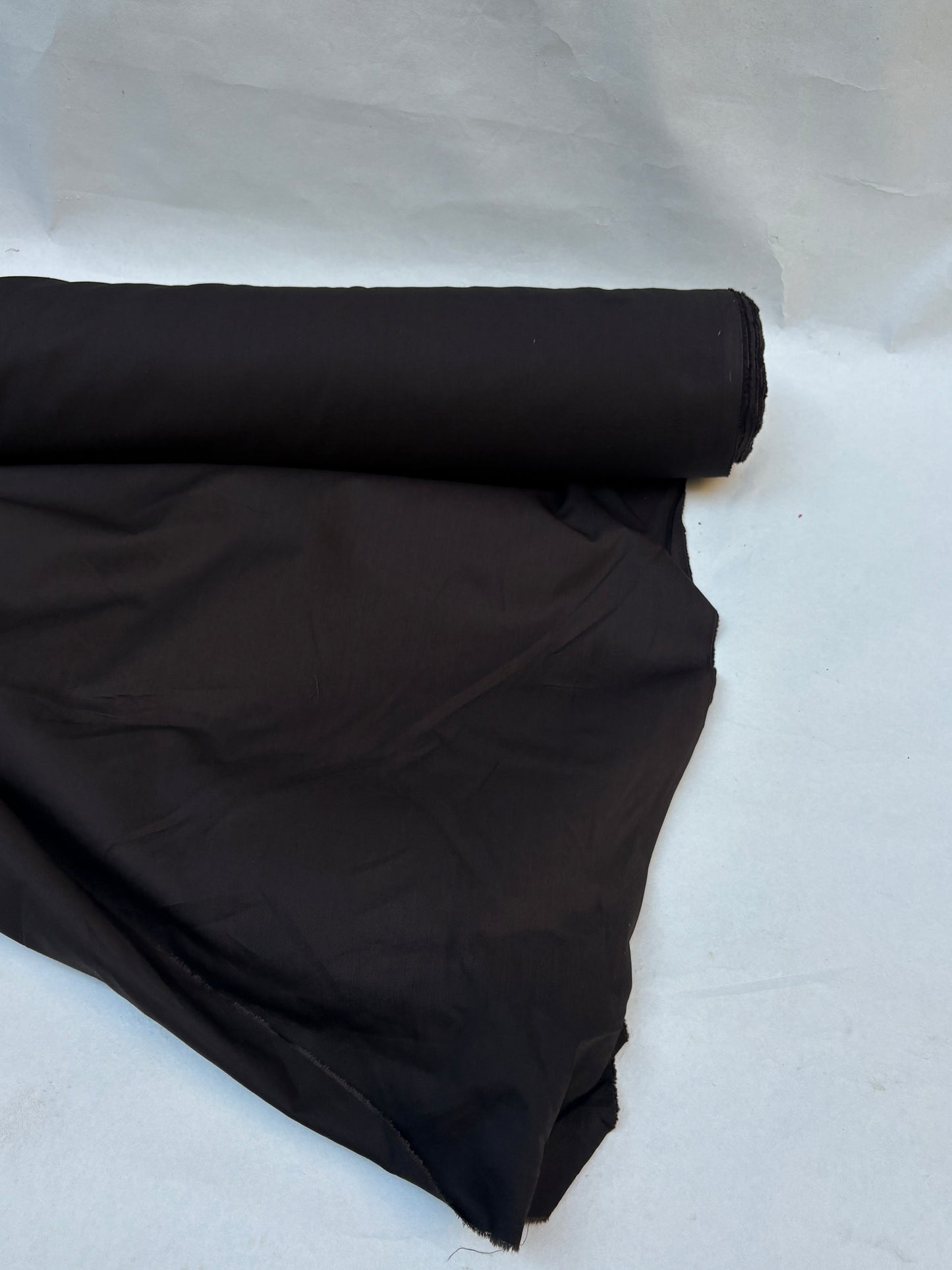 Fabric, Natural Fibre, Lightweight, Dark Brown, End of Roll