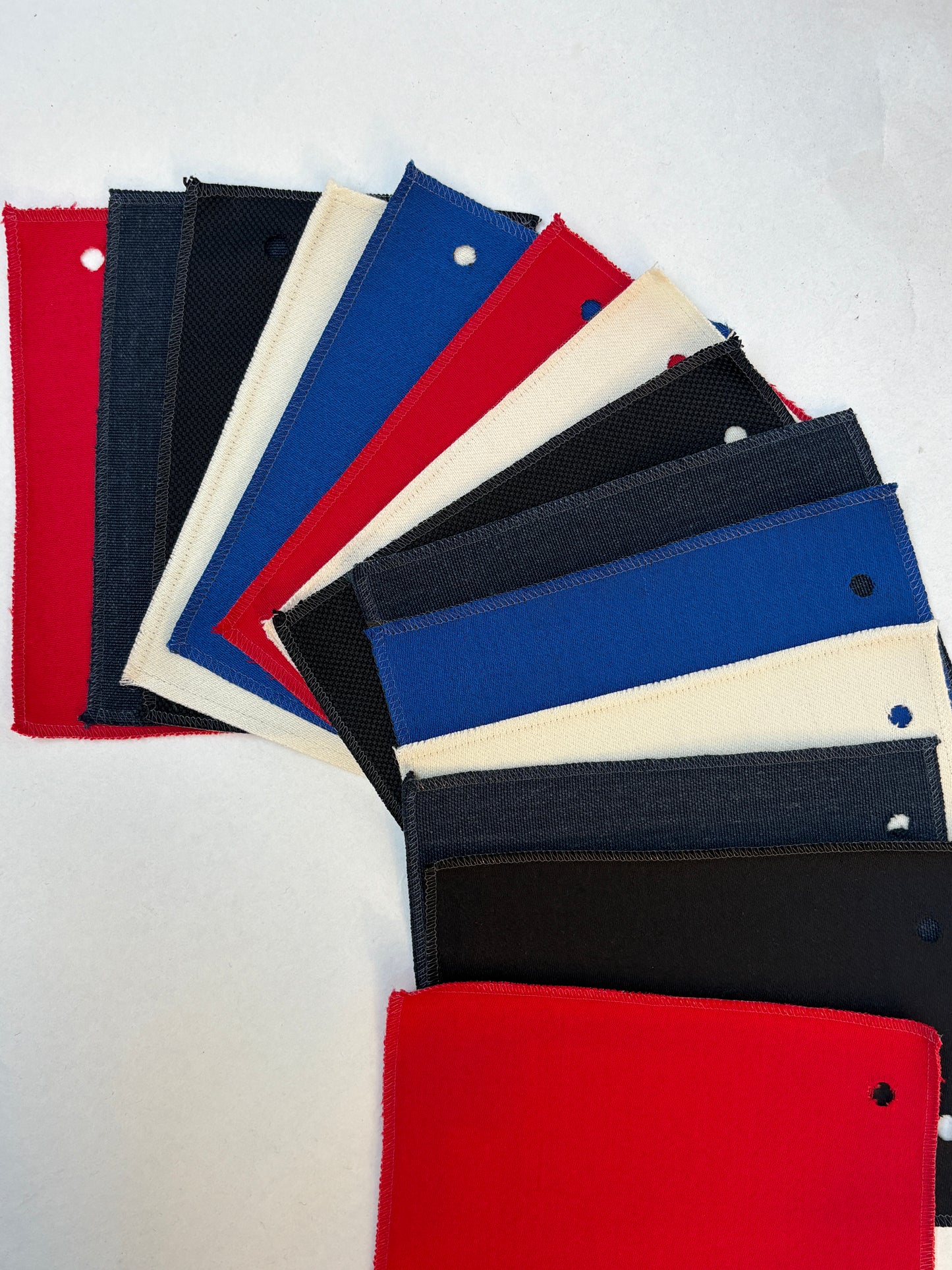 Classic Nautical Palette Fabric Sample Bundle of 14 from Vitra *ONE-OFF*
