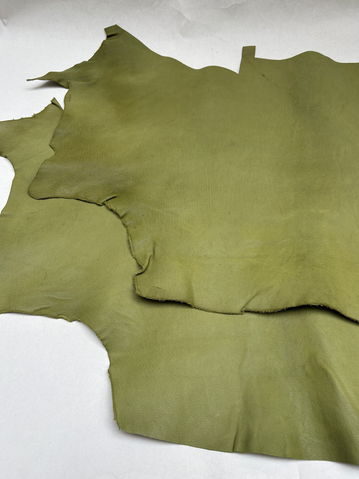 Apple Green Goat Leather Pieces Bundle of 2 *ONE-OFF*