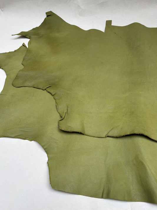 Apple Green Goat Leather Pieces Bundle of 2 *ONE-OFF*