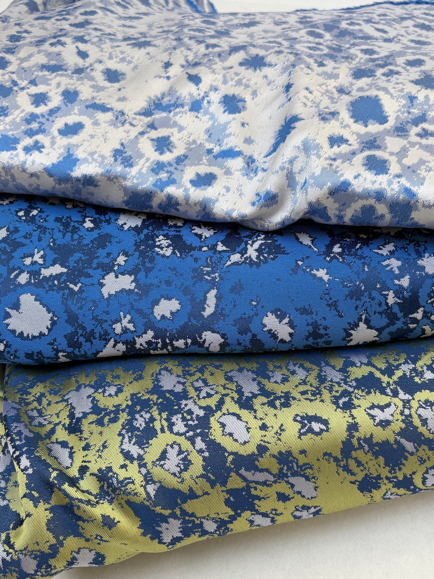 Fabric, Silk Blend, Textured Jacquard, Medium Weight, End of Roll, Choose-your-colour