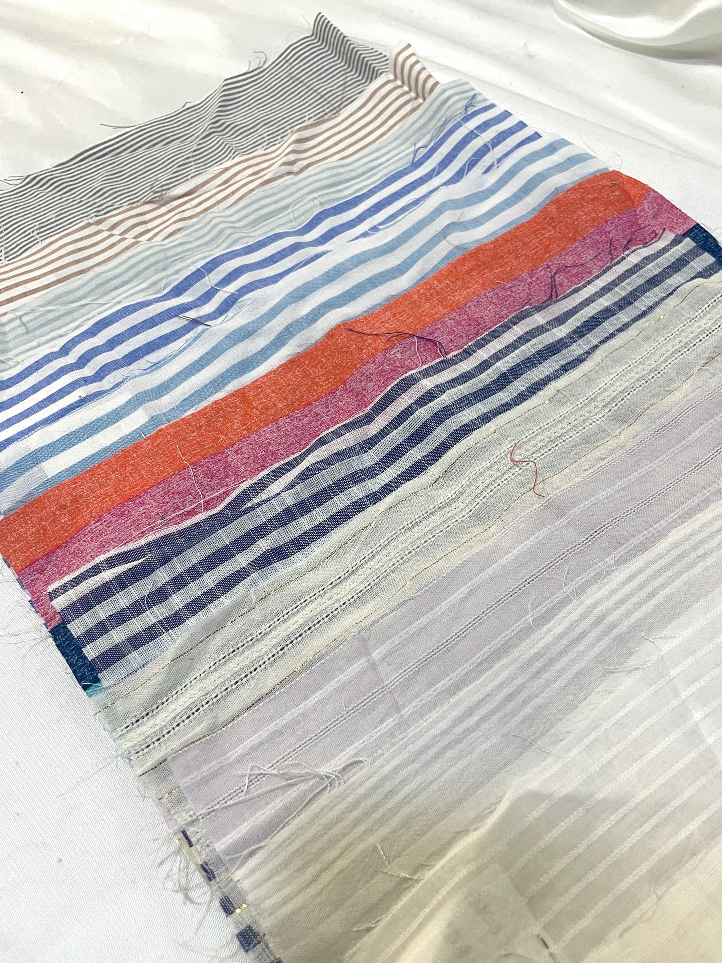 Striped Cotton Fabric Sample from Nobody’s Child Bundle of 12 *ONE-OFF*
