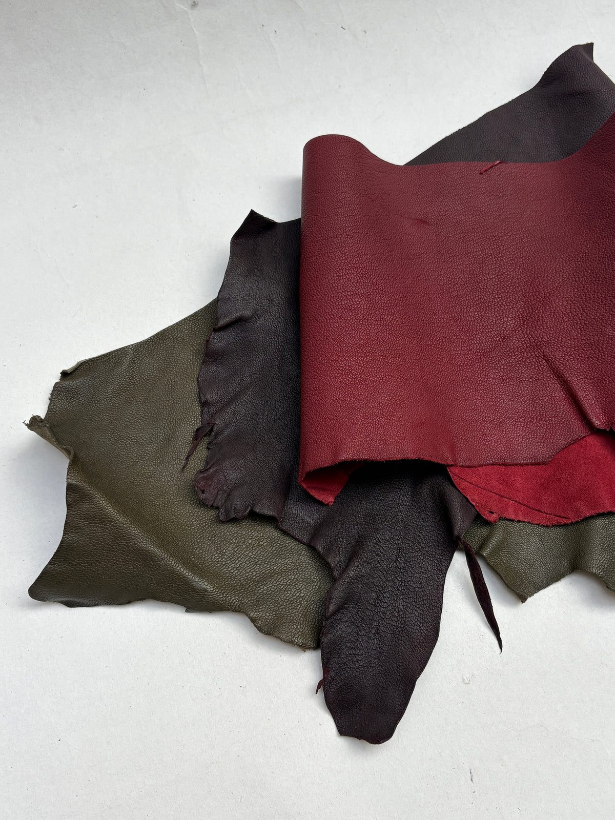 Genunie Leather Pieces, Mixed Bundle