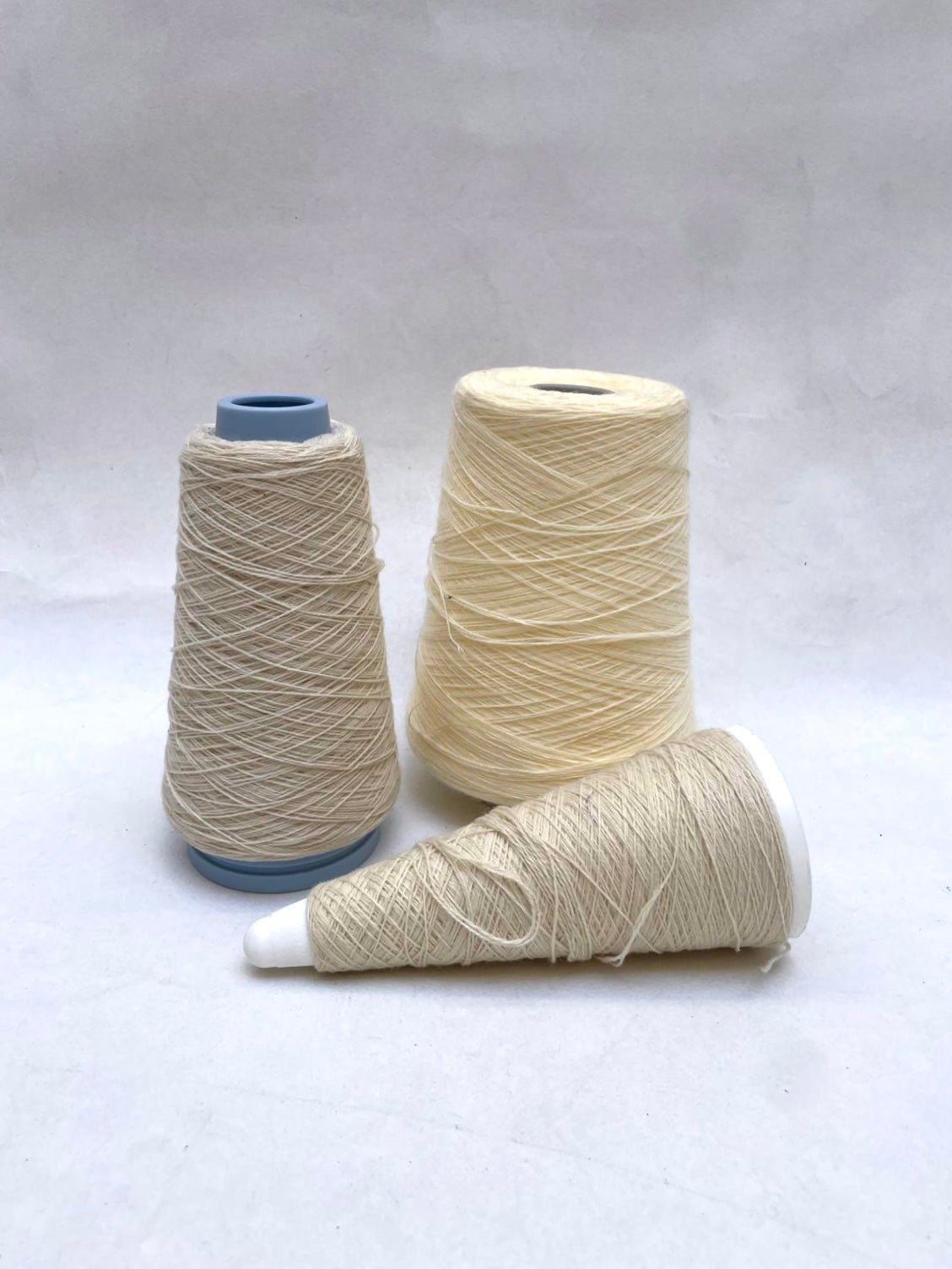 Yarn Cones, Beige Shades, Mixed Bundle