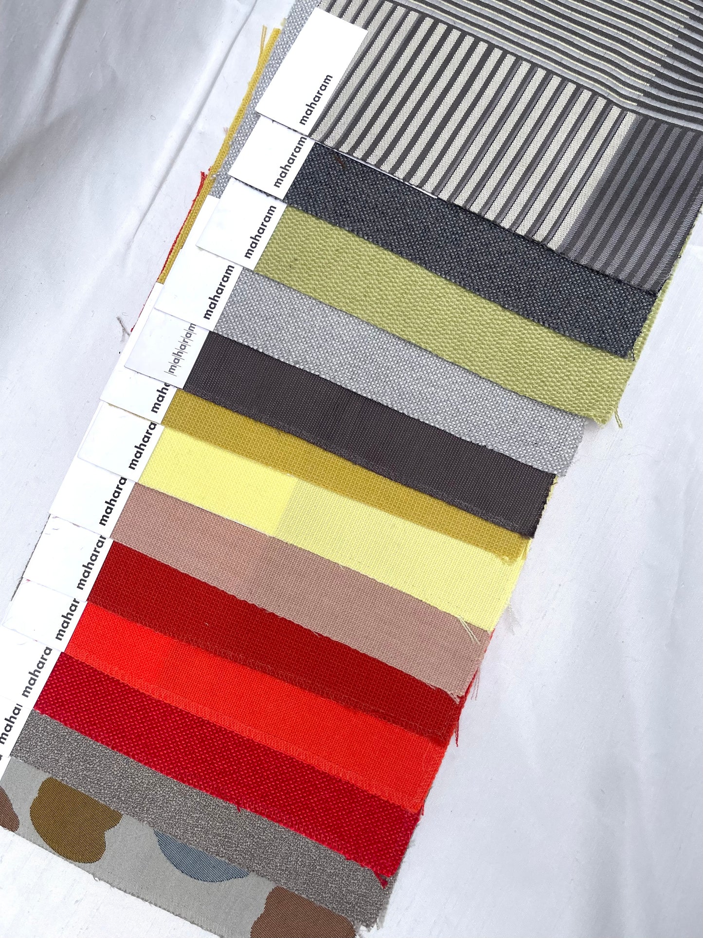 Colourful Fabric Sample Bundle of 13 from MAHARAM *ONE-OFF*