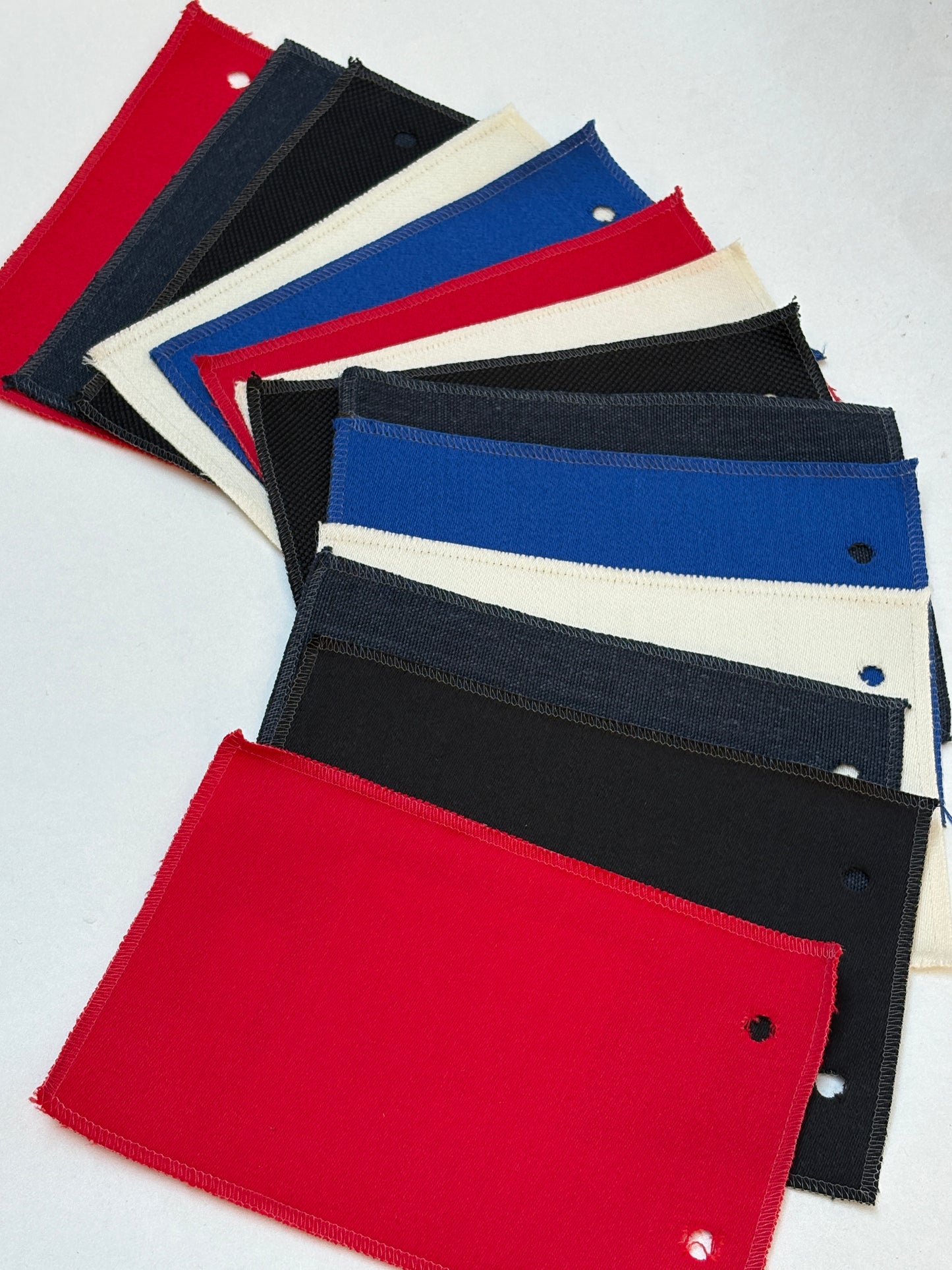 Classic Nautical Palette Fabric Sample Bundle of 14 from Vitra *ONE-OFF*