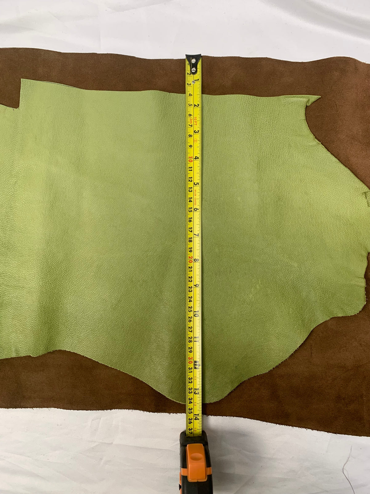 Apple Green Goat Leather + Brown Suede Bundle of 2 *ONE-OFF*