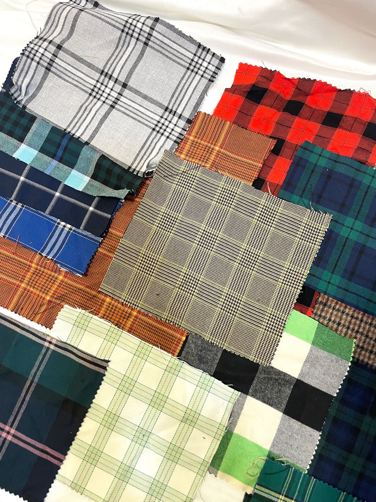 Checkered Fabric Sample from Nobody’s Child Bundle of 15 *ONE-OFF*