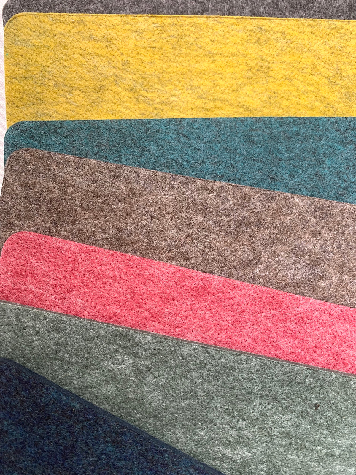 Colourful PET Felt Samples Bundle of 7 *ONE-OFF*