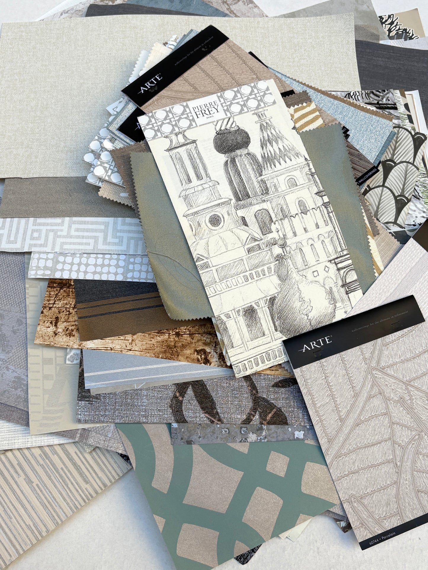 Architectural Materials, Wallpaper Samples, Mixed Bundle