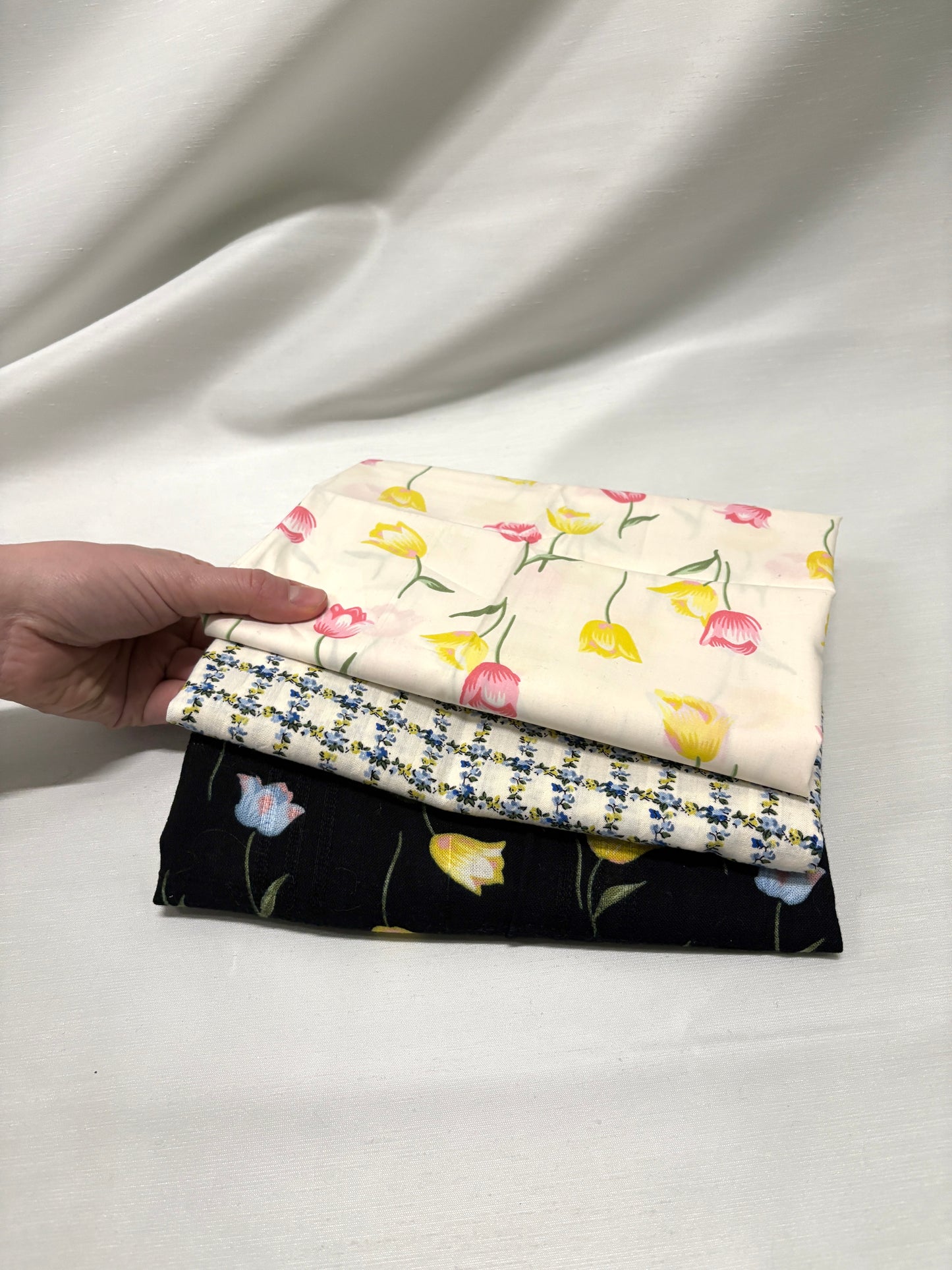 Floral 100% Cotton Fabric Bundle of Three *ONE-OFF*