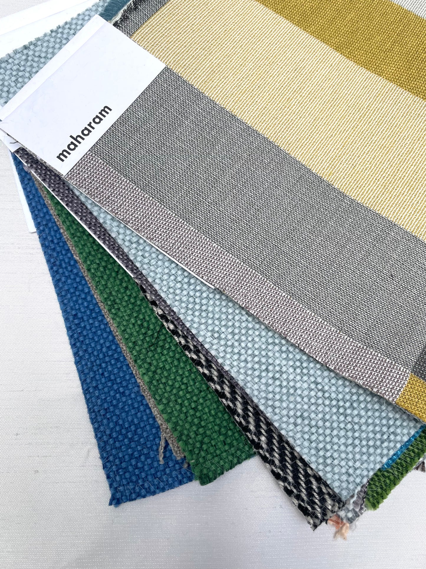 Colourful Fabric Sample Bundle of 13 from MAHARAM *ONE-OFF*