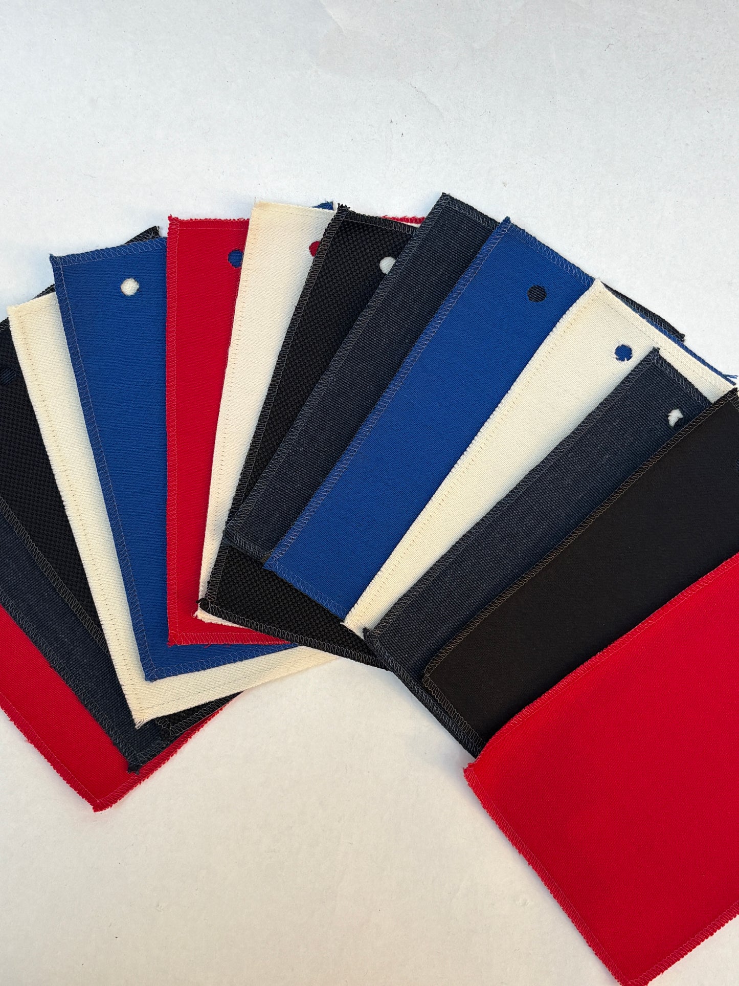 Classic Nautical Palette Fabric Sample Bundle of 14 from Vitra *ONE-OFF*