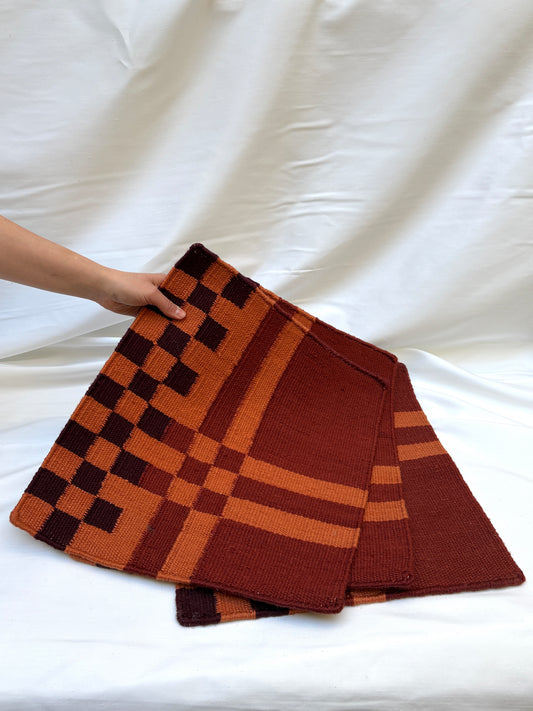 Woven Patterned Rug Bundle of Three *ONE-OFF*