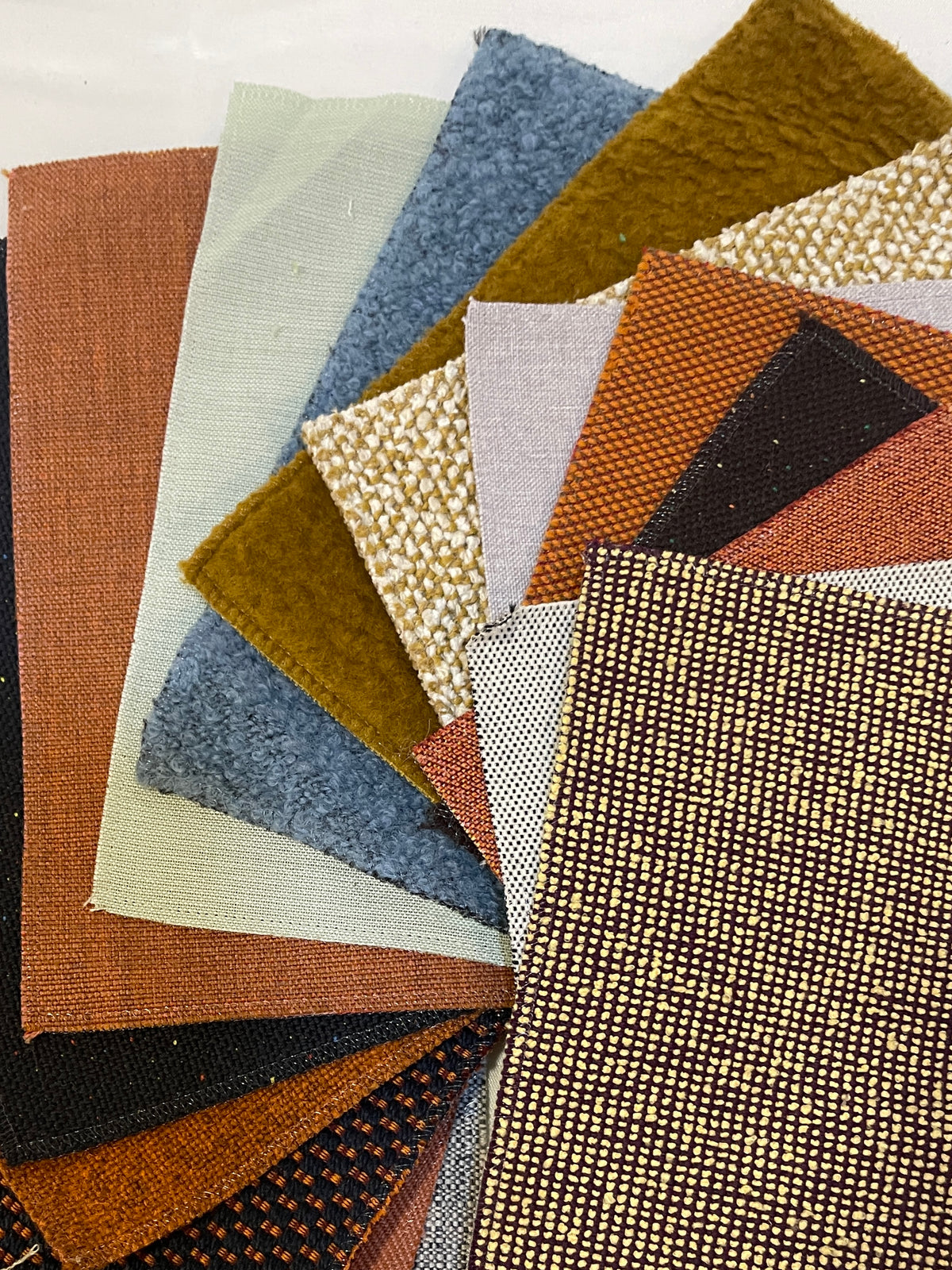Textured Fabric Sample Bundle of 17 *ONE-OFF*