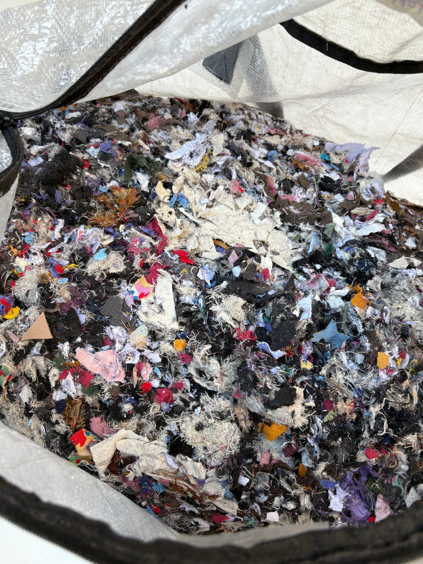 Shredded Textile, Stuffing/Filling, Mixed Colours