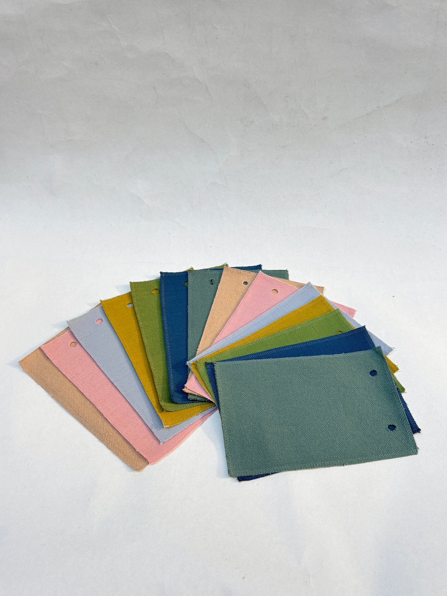 Pastel Garden Mix Colour Fabric Sample Bundle of 14 from Vitra *ONE-OFF*