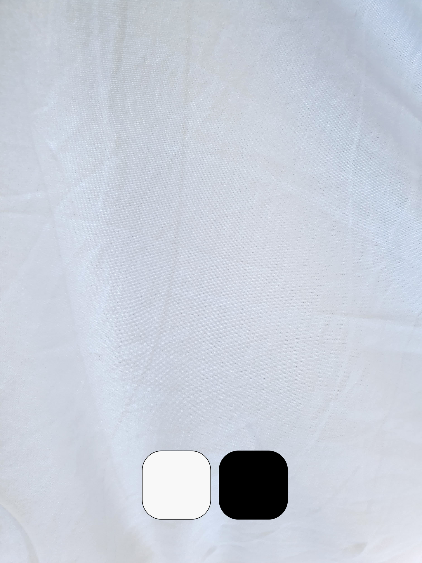 Fabric, Light Weight, Jersey, White/Black