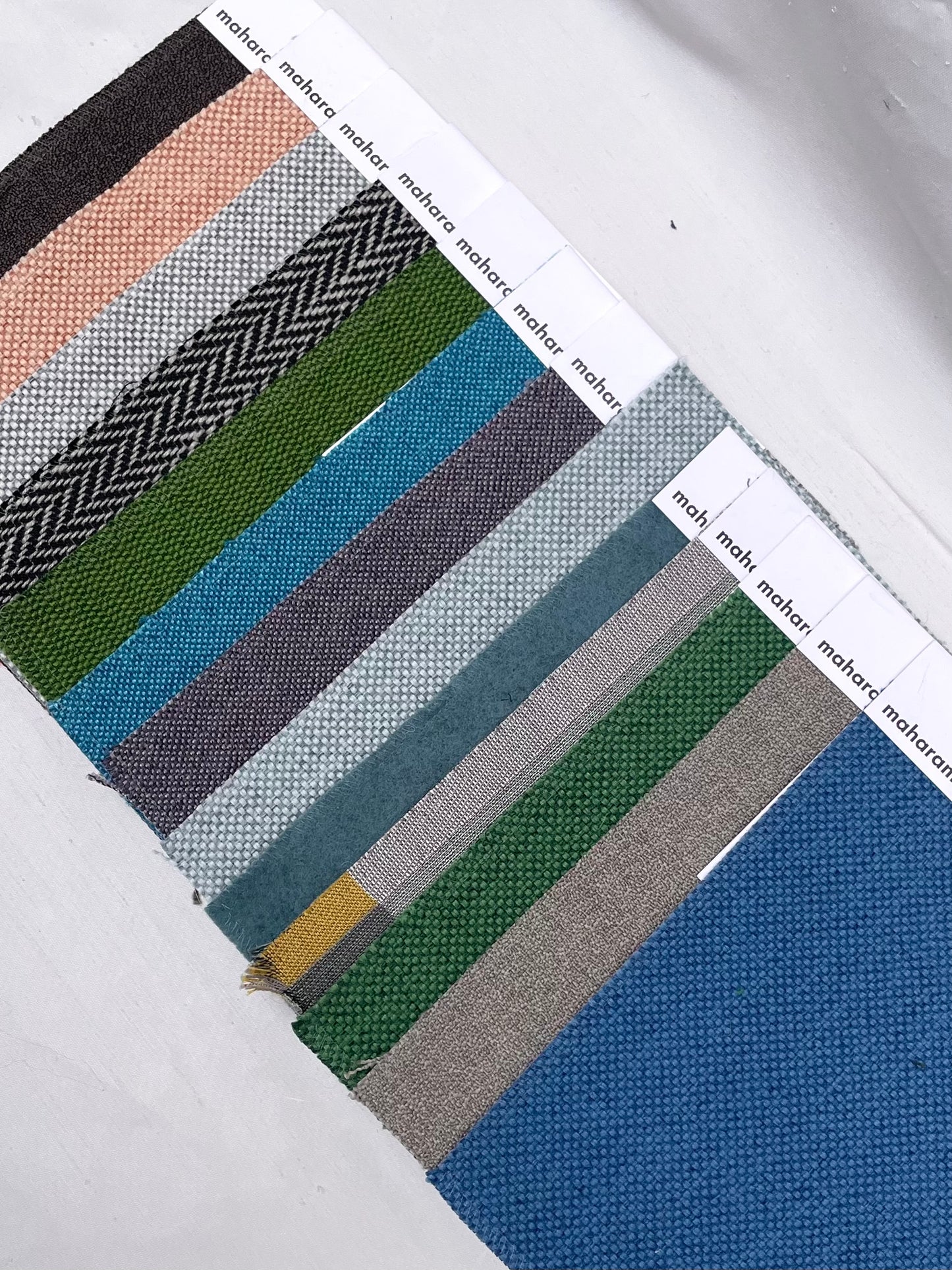 Colourful Fabric Sample Bundle of 13 from MAHARAM *ONE-OFF*