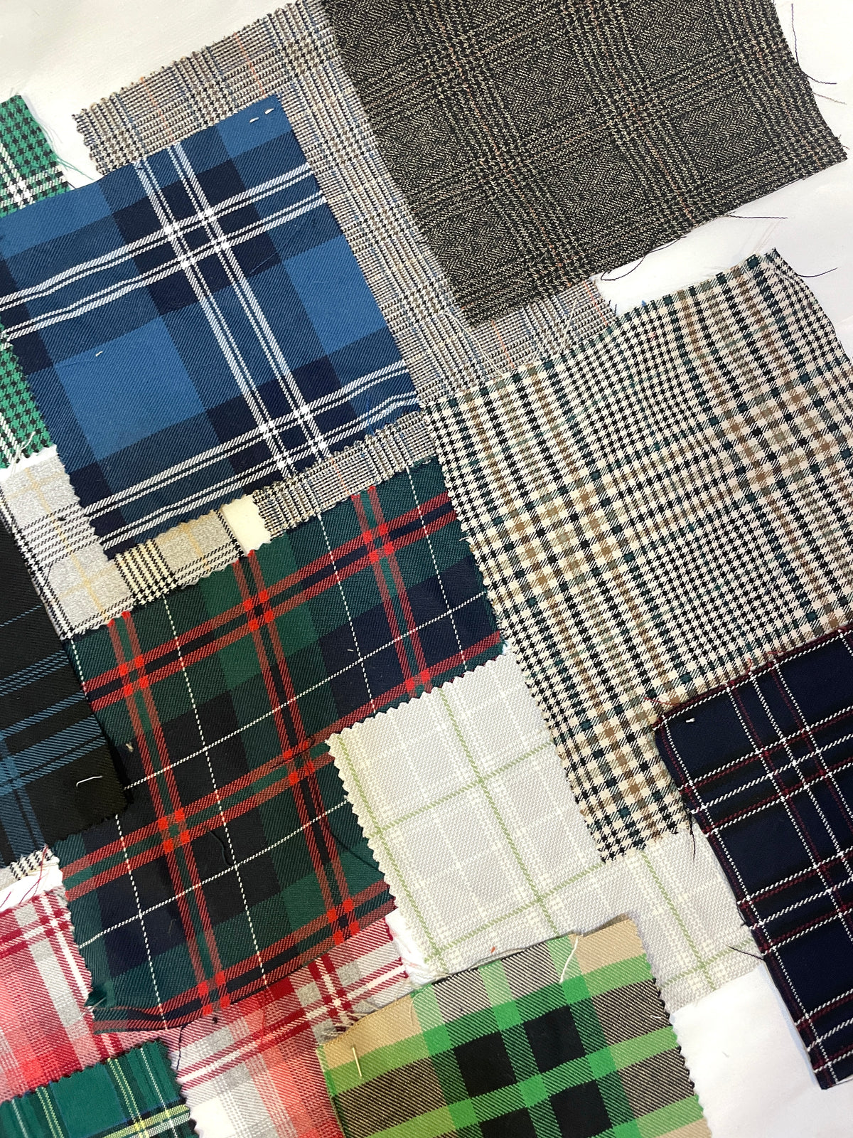 Checkered Fabric Sample from Nobody’s Child Bundle of 15 *ONE-OFF*