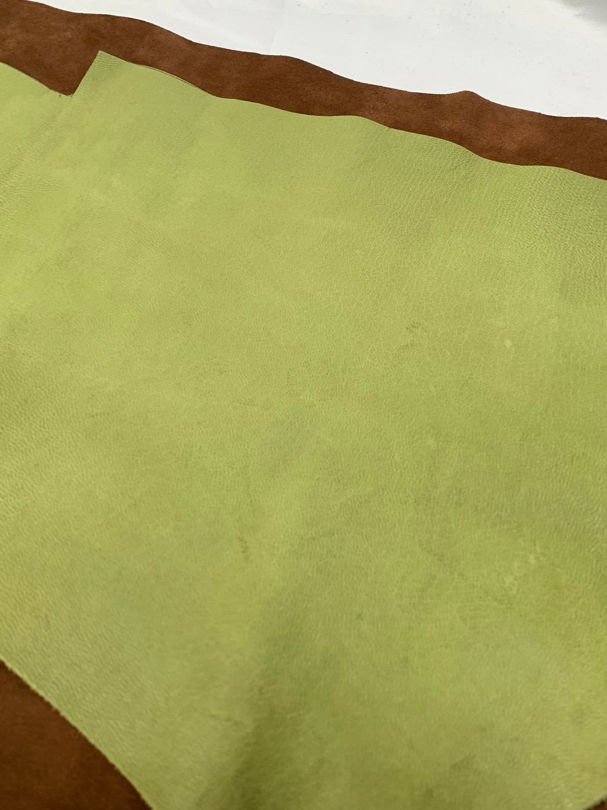Apple Green Goat Leather + Brown Suede Bundle of 2 *ONE-OFF*