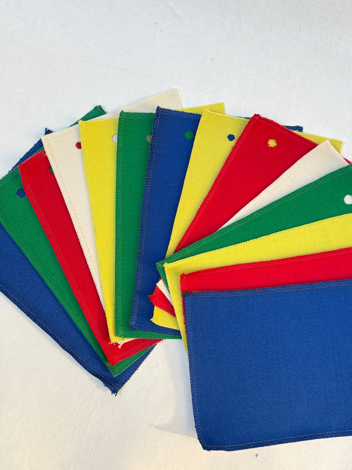Bold Primary Brights Fabric Sample Bundle of 14 from Vitra *ONE-OFF*