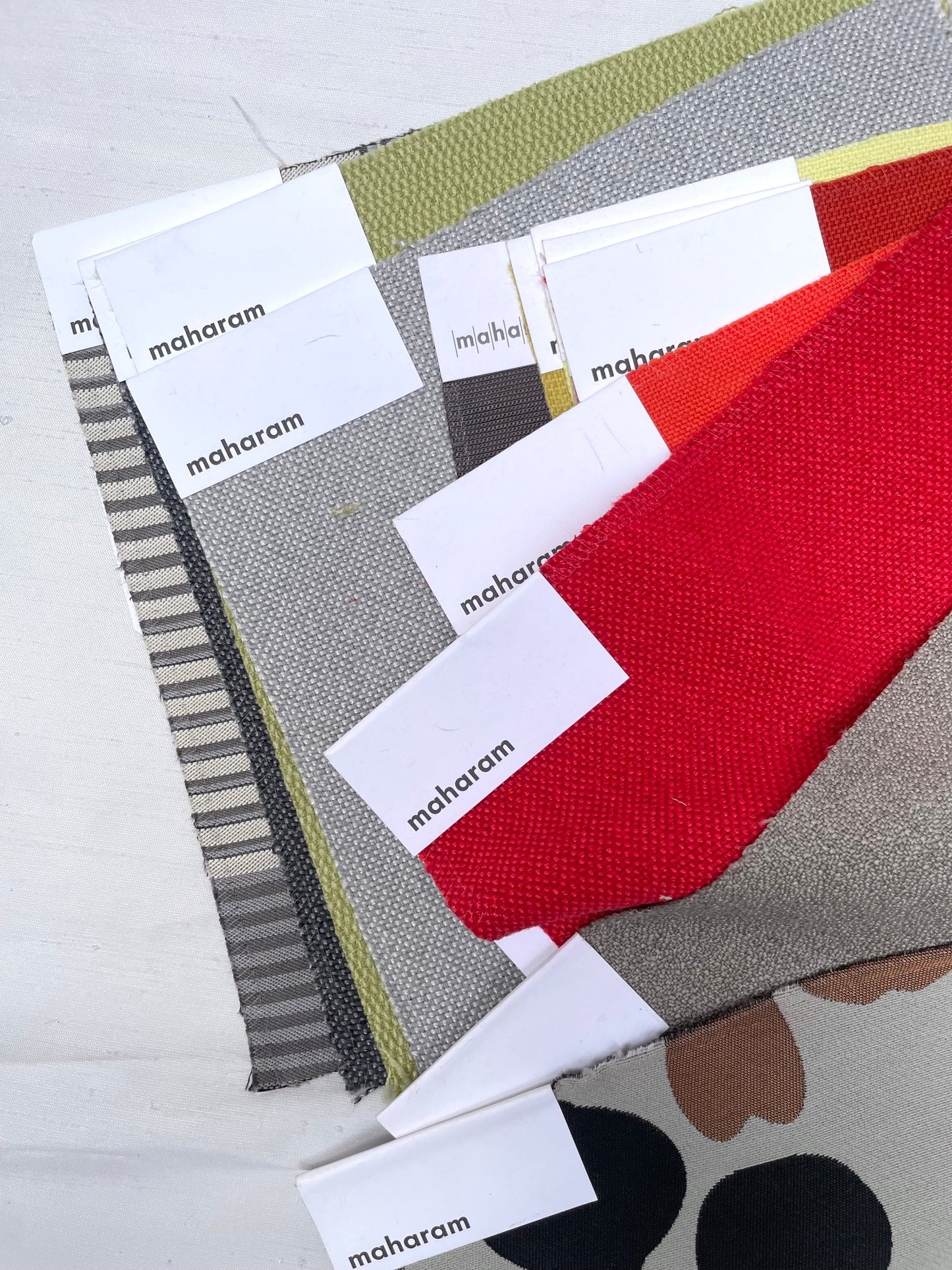 Colourful Fabric Sample Bundle of 13 from MAHARAM *ONE-OFF*