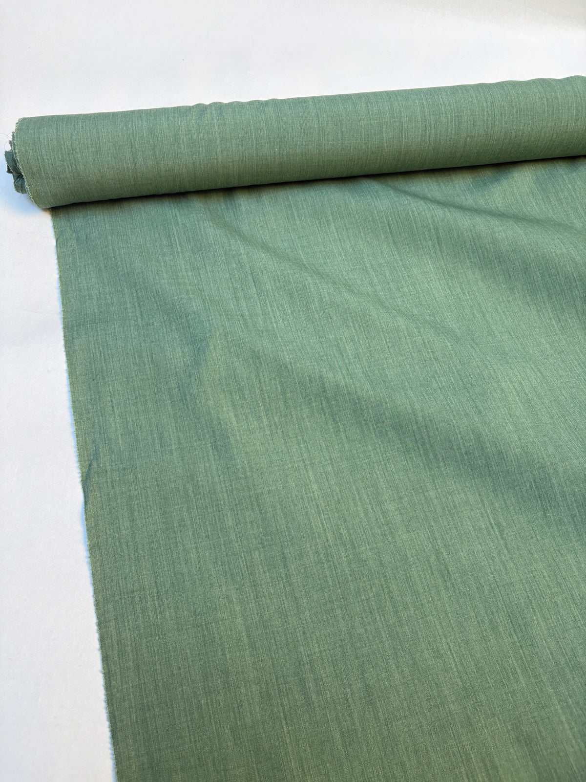 Fabric, Sage Green, Light Weight, End of Roll