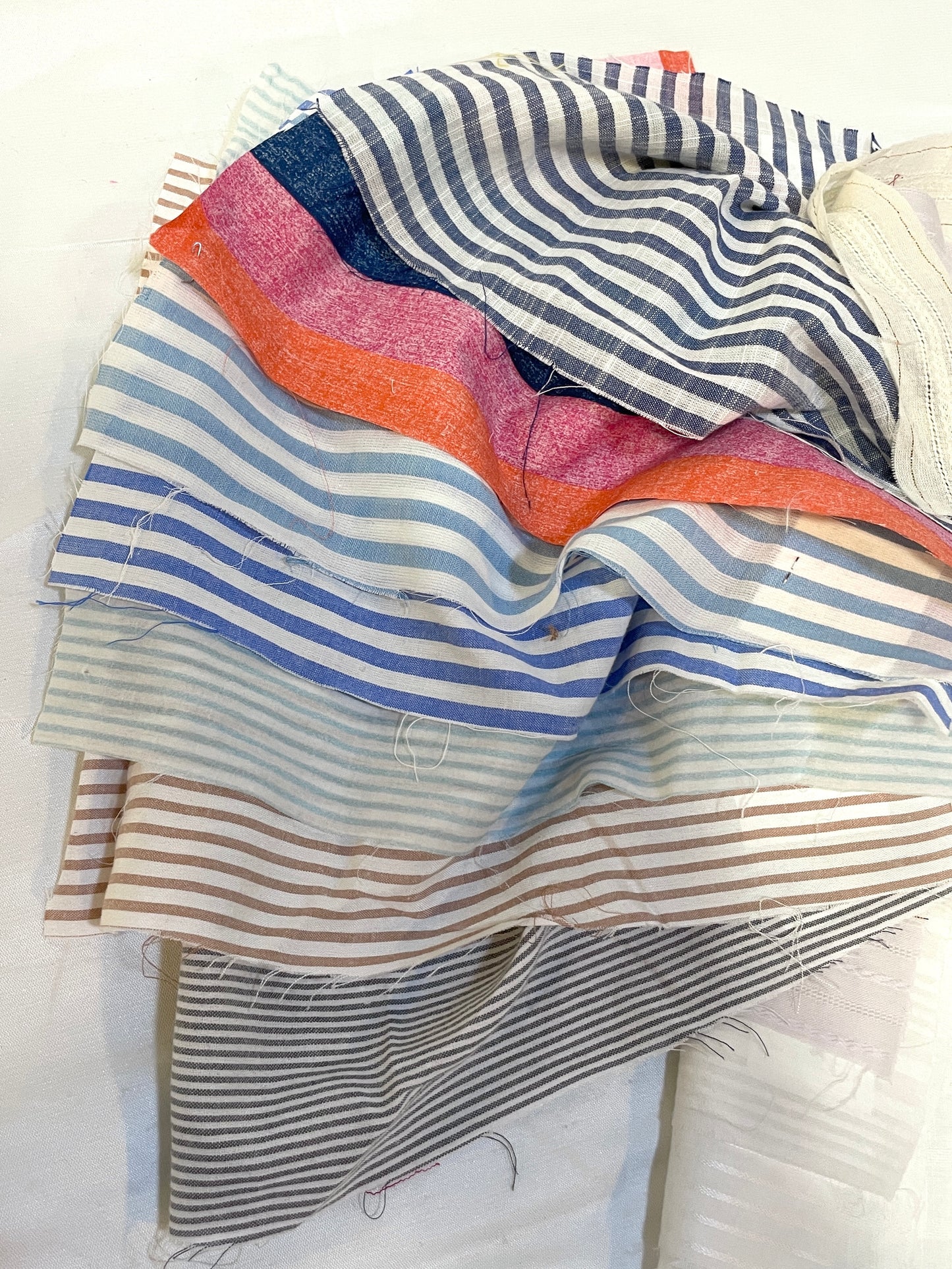 Striped Cotton Fabric Sample from Nobody’s Child Bundle of 12 *ONE-OFF*