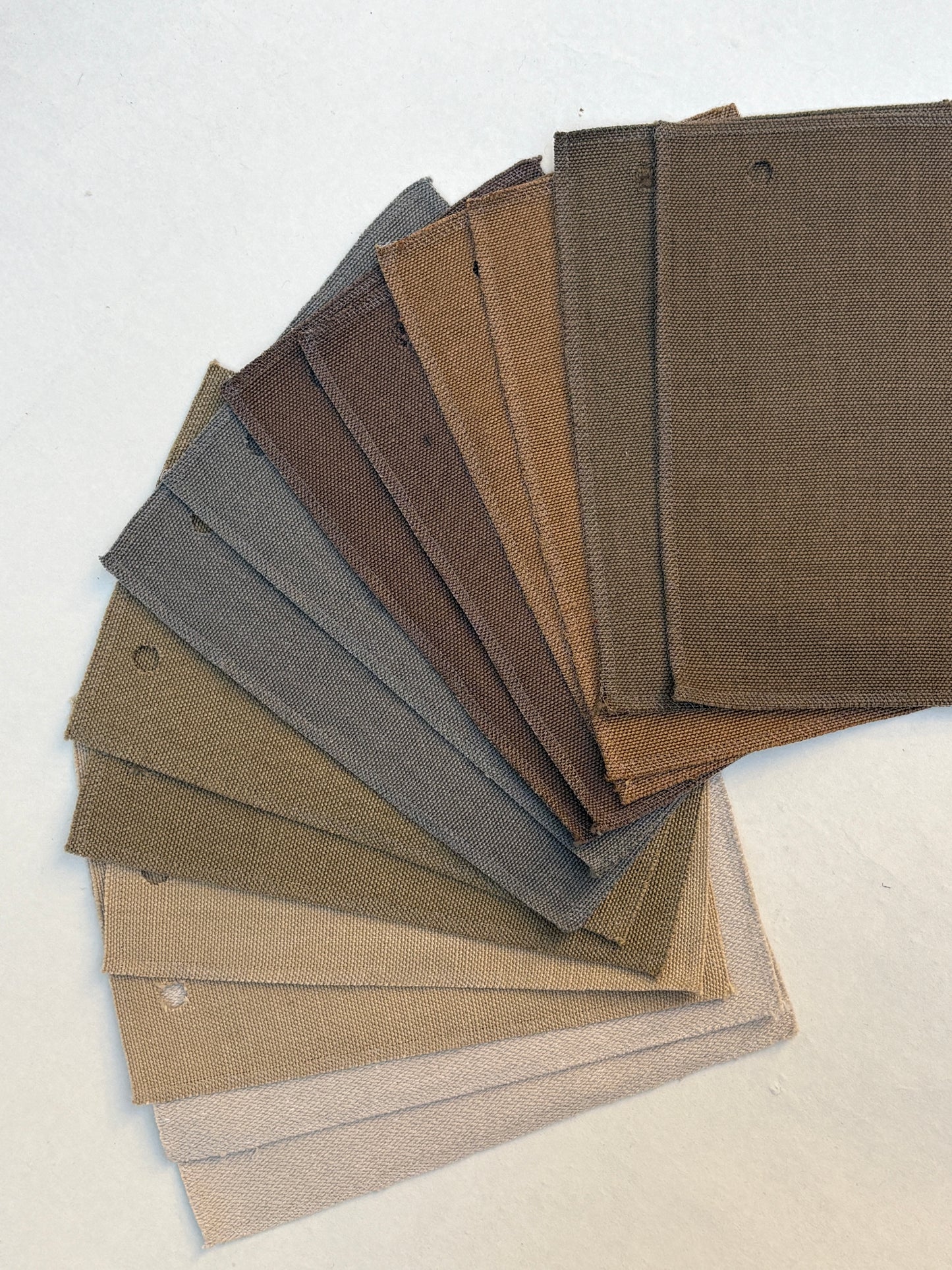 Desert Tonal Fabric Sample Bundle of 14 from Vitra *ONE-OFF*