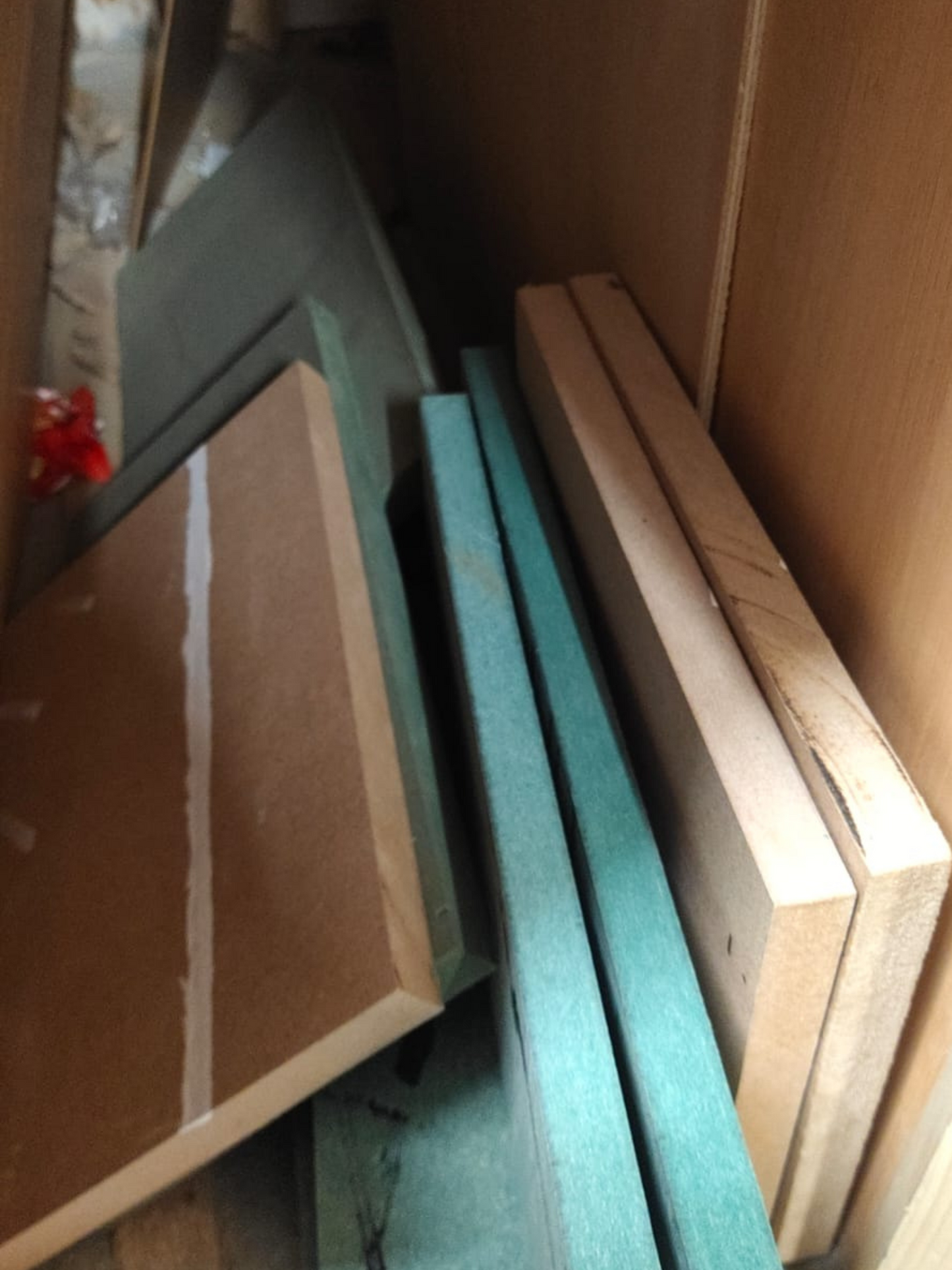 MDF offcuts, Mix