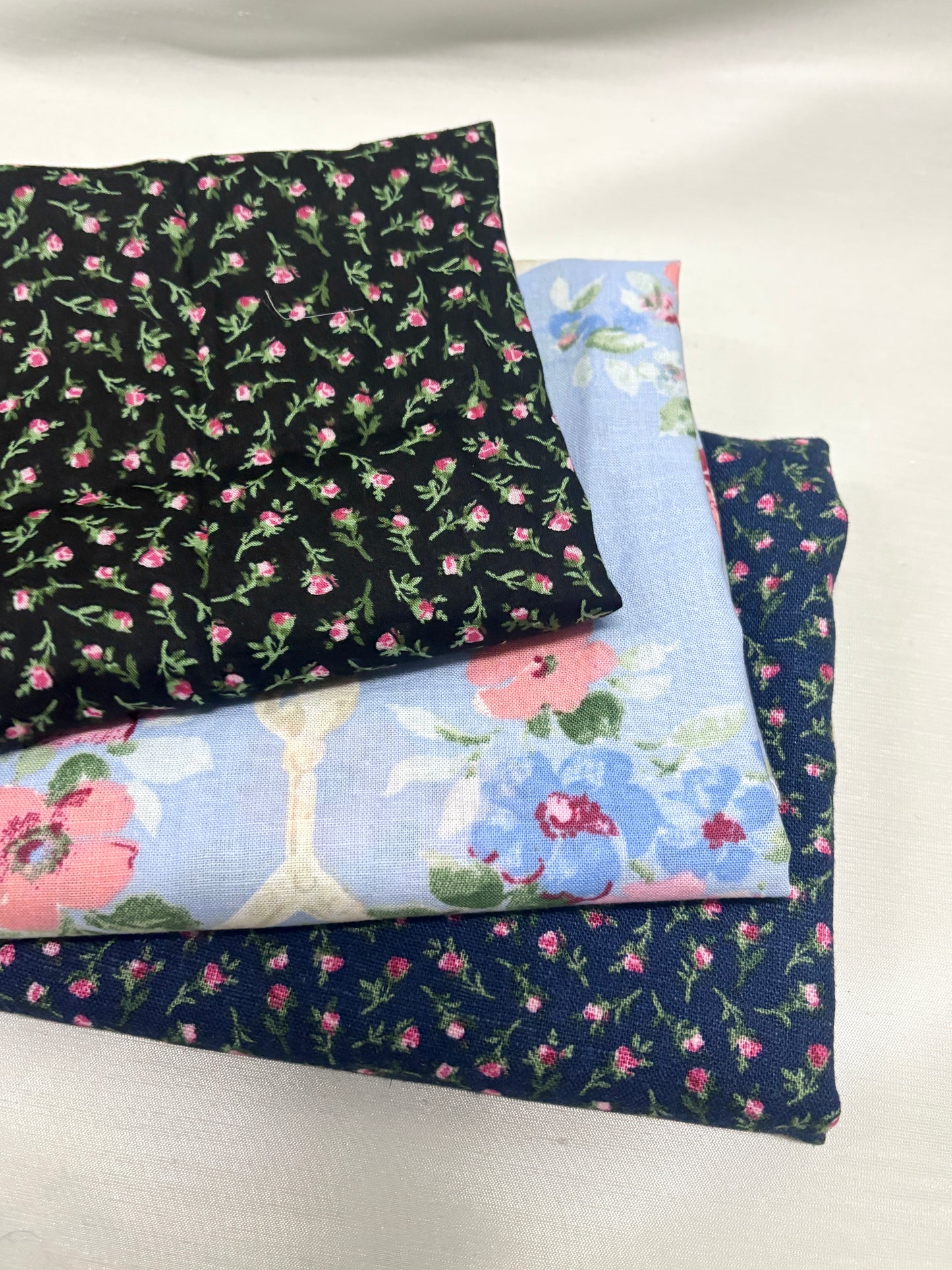 Floral 100% Cotton Fabric Bundle of Three *ONE-OFF*