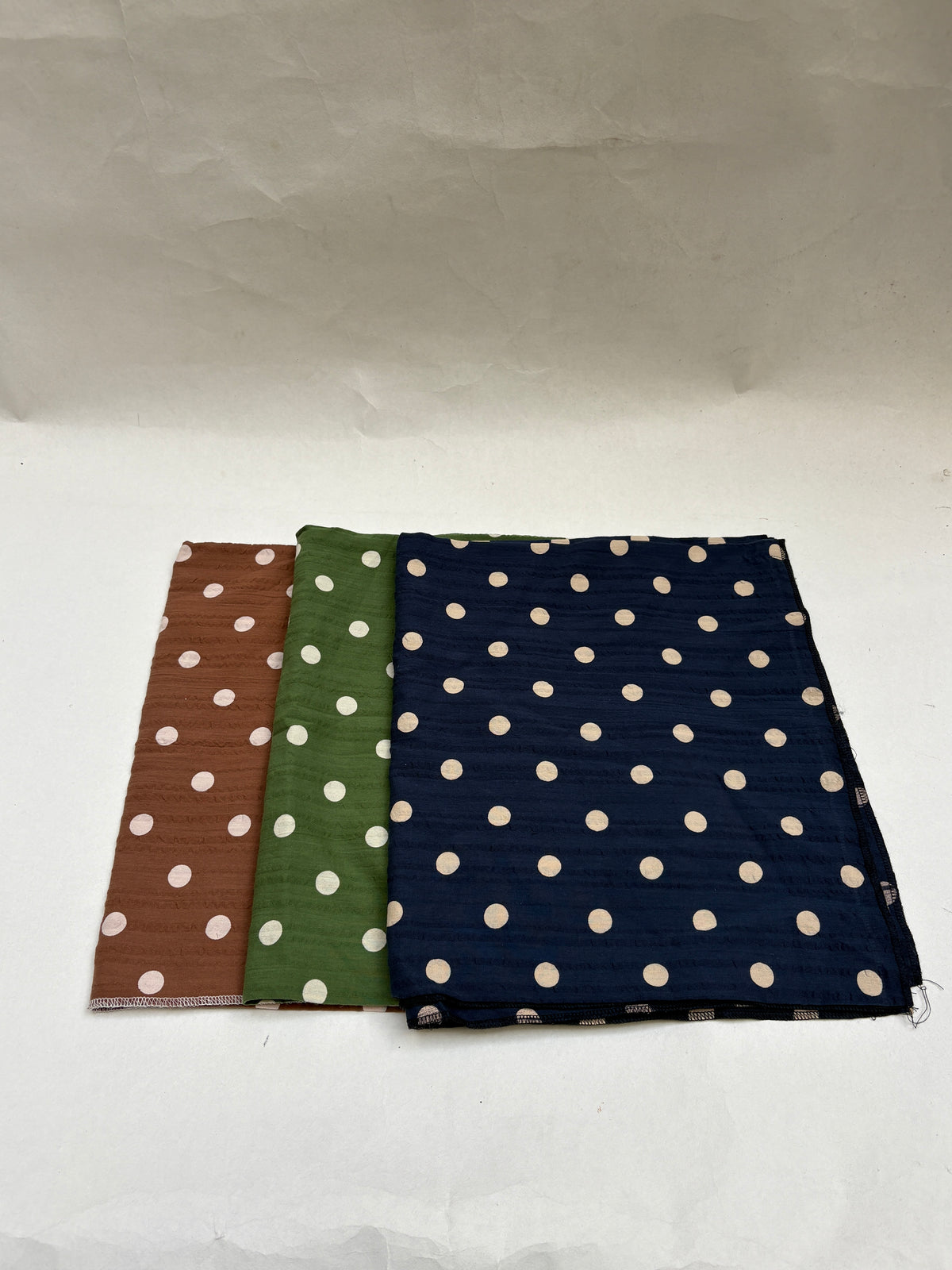 Dot Patterned Cotton Fabric Bundle of 3 from Nobody’s Child *ONE-OFF*