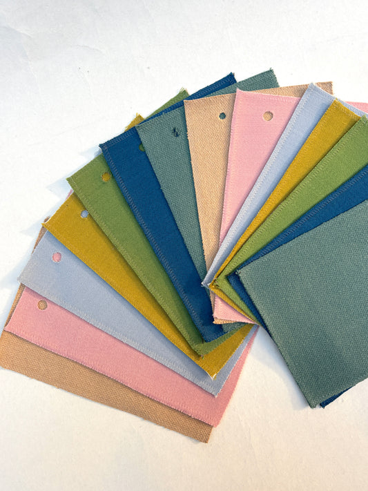 Pastel Garden Mix Colour Fabric Sample Bundle of 14 from Vitra *ONE-OFF*