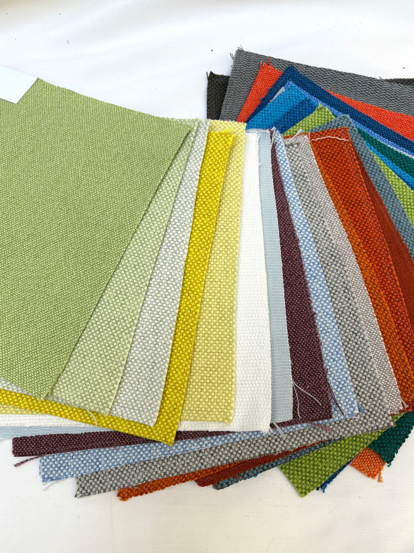 Colourful Fabric Sample Bundle of 26 from MAHARAM *ONE-OFF*