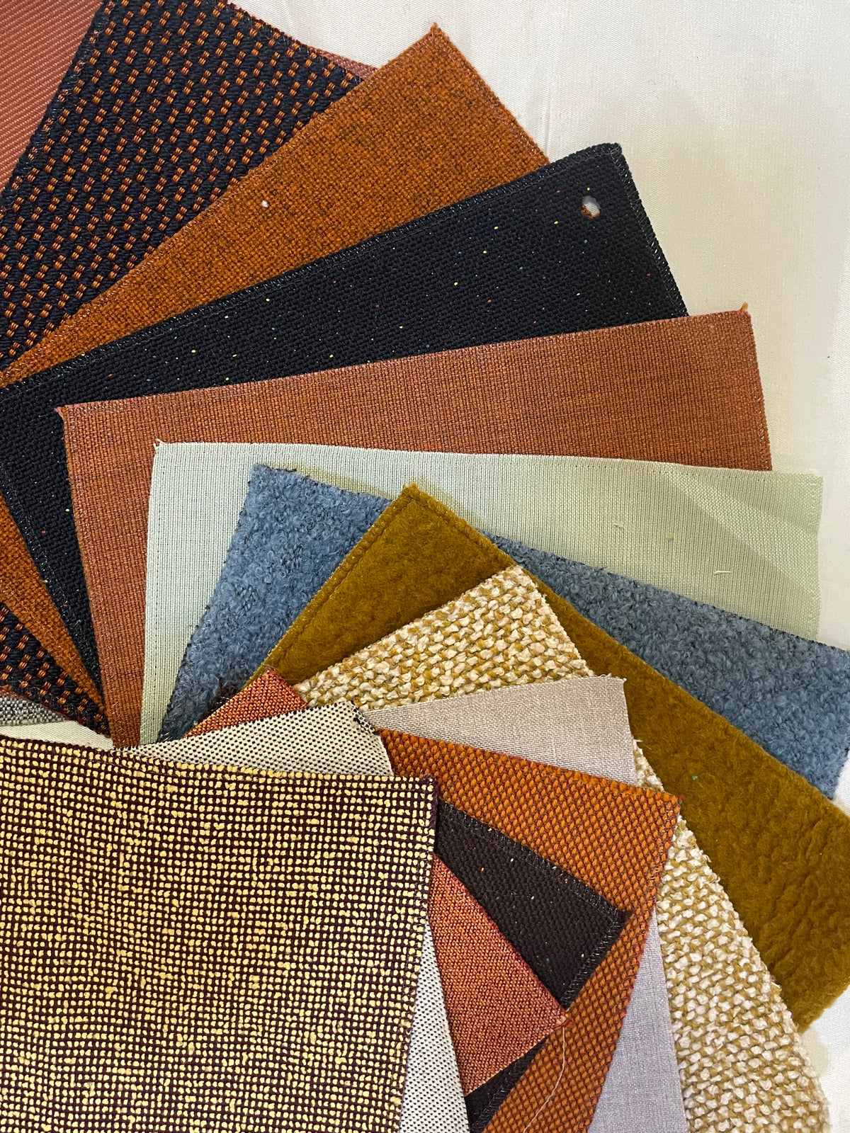 Textured Fabric Sample Bundle of 17 *ONE-OFF*