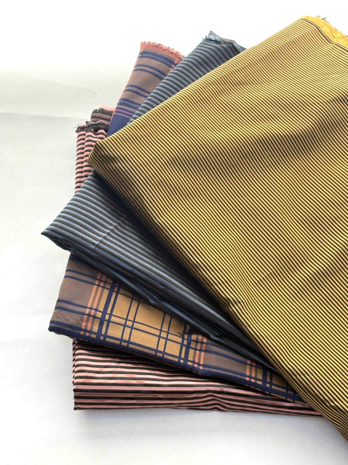 Fabric, Silk Blend Twill, Classic Patterned, End of Roll, Choose-your-colour