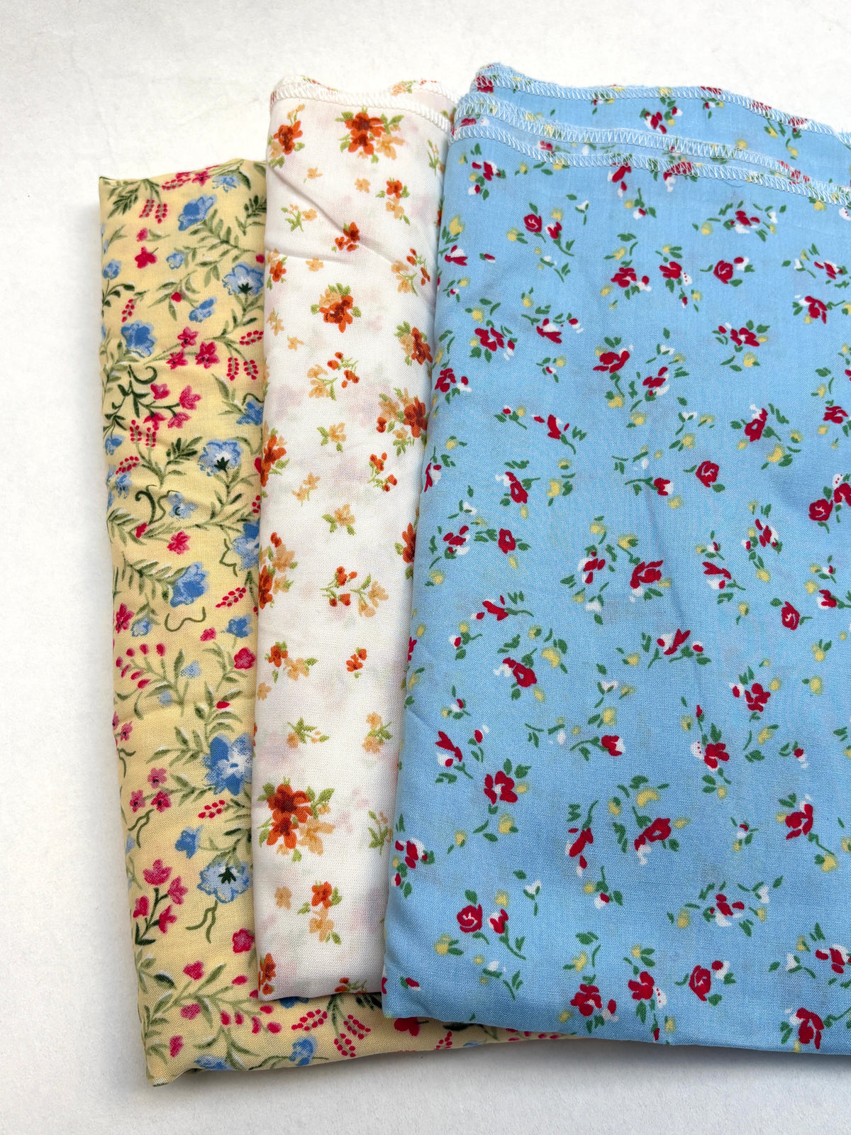 Floral Cotton Fabric Bundle of 3 from Nobody’s Child *ONE-OFF*